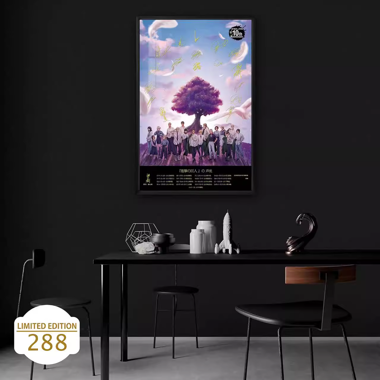 【In stock】Decorative Painting of 10th Anniversary-Attack on Titan-Billion Birds Studio