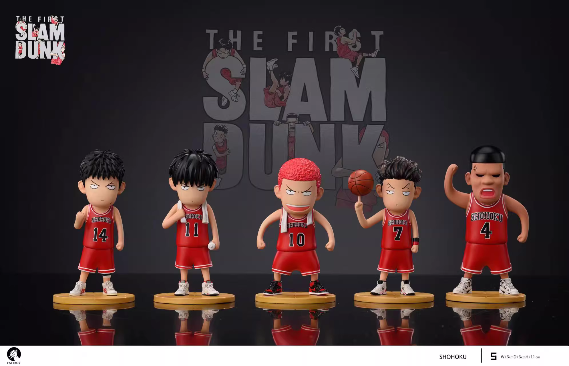 【In stock】Mini Series Five Main Characters of Shohoku-Slam Dunk-Fattboy Studio