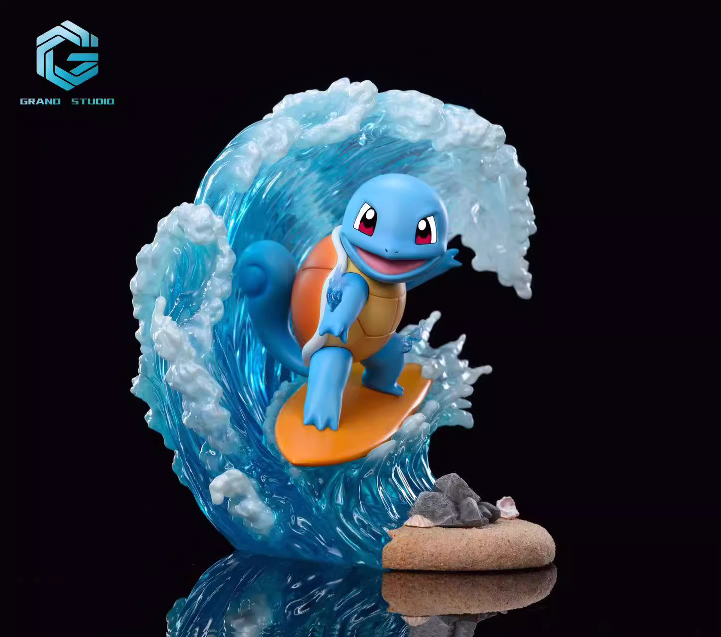【Pre-sale】1/7 & 1/20 Scale Surfing Squirtle-Pokemon-Grand Studio