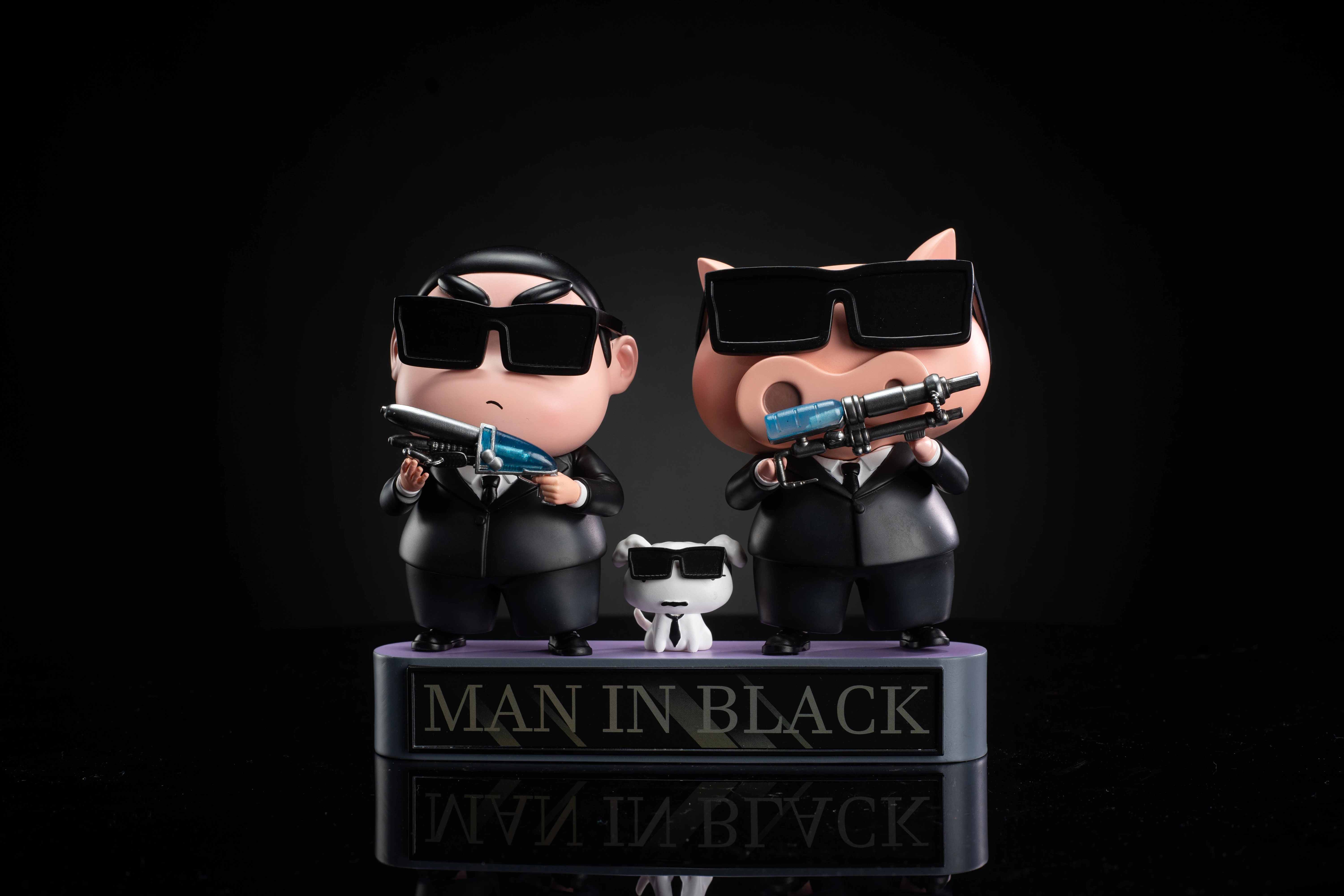 【Pre-sale】Man in Black 野原 しんのすけ-Crayon Shin-chan-ChaoShe Studio