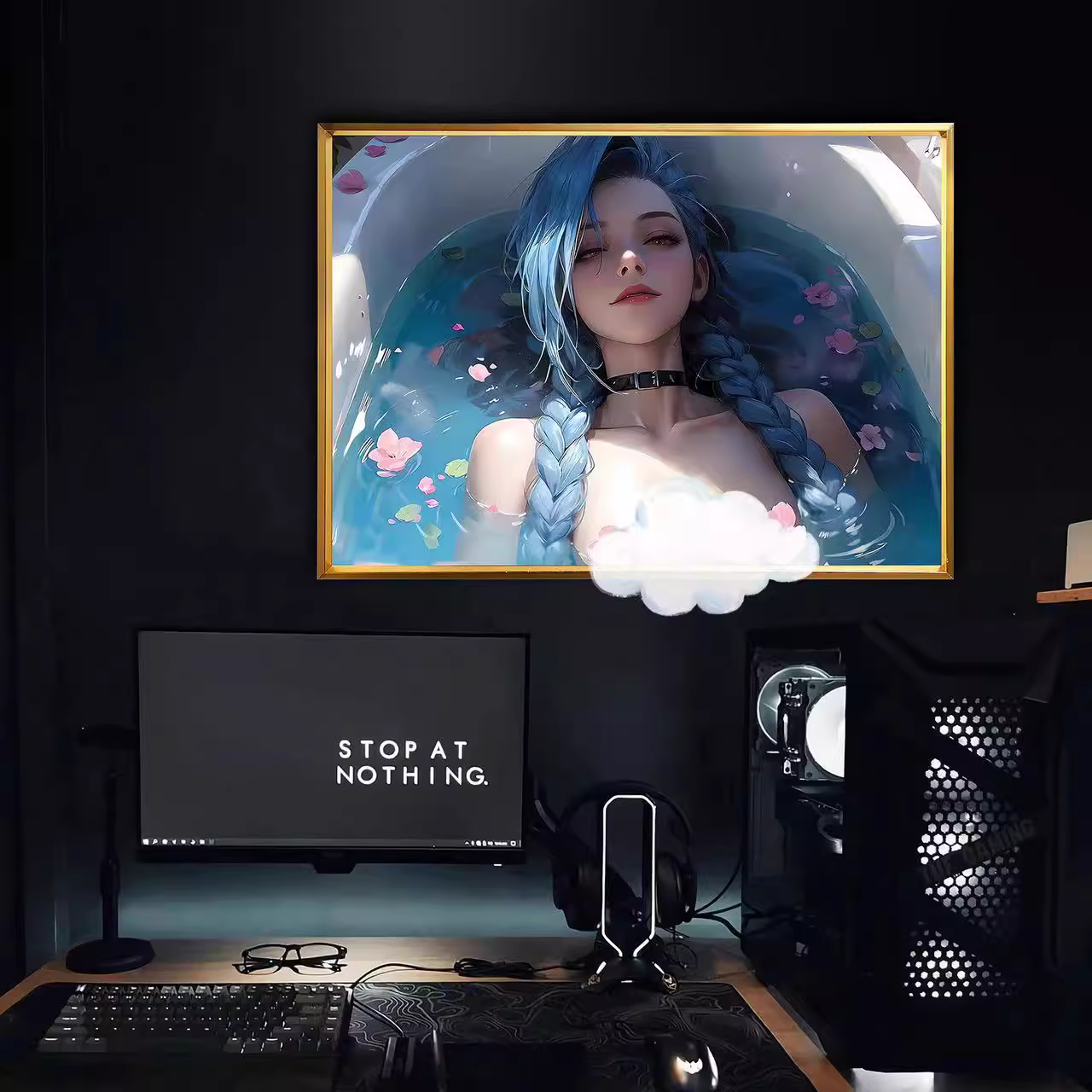 【In stock】Decorative Painting of Jinx-League of Legends-Billion Birds Studio