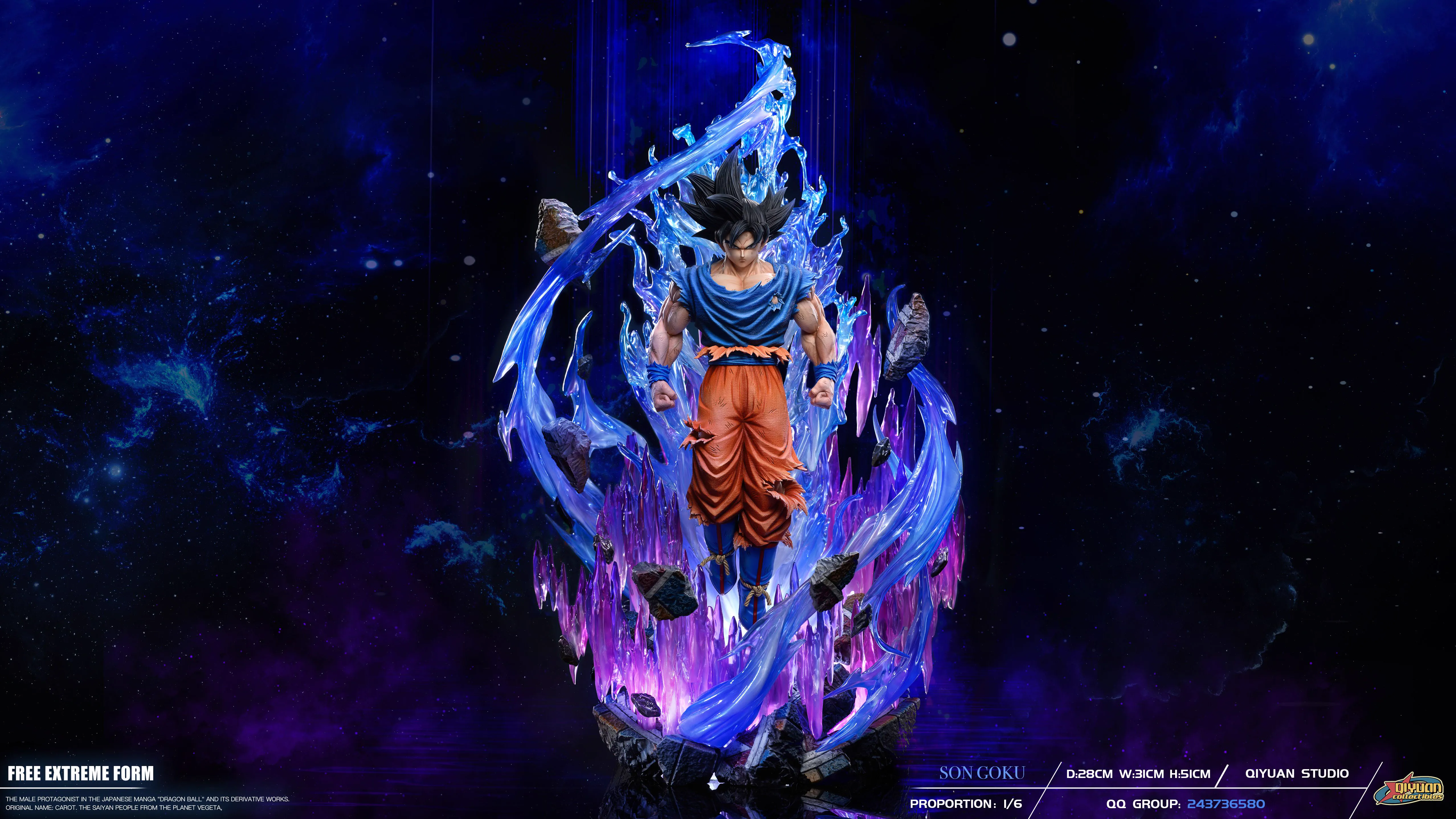 【Sold out】1/6 Scale Son Goku-QY Studio