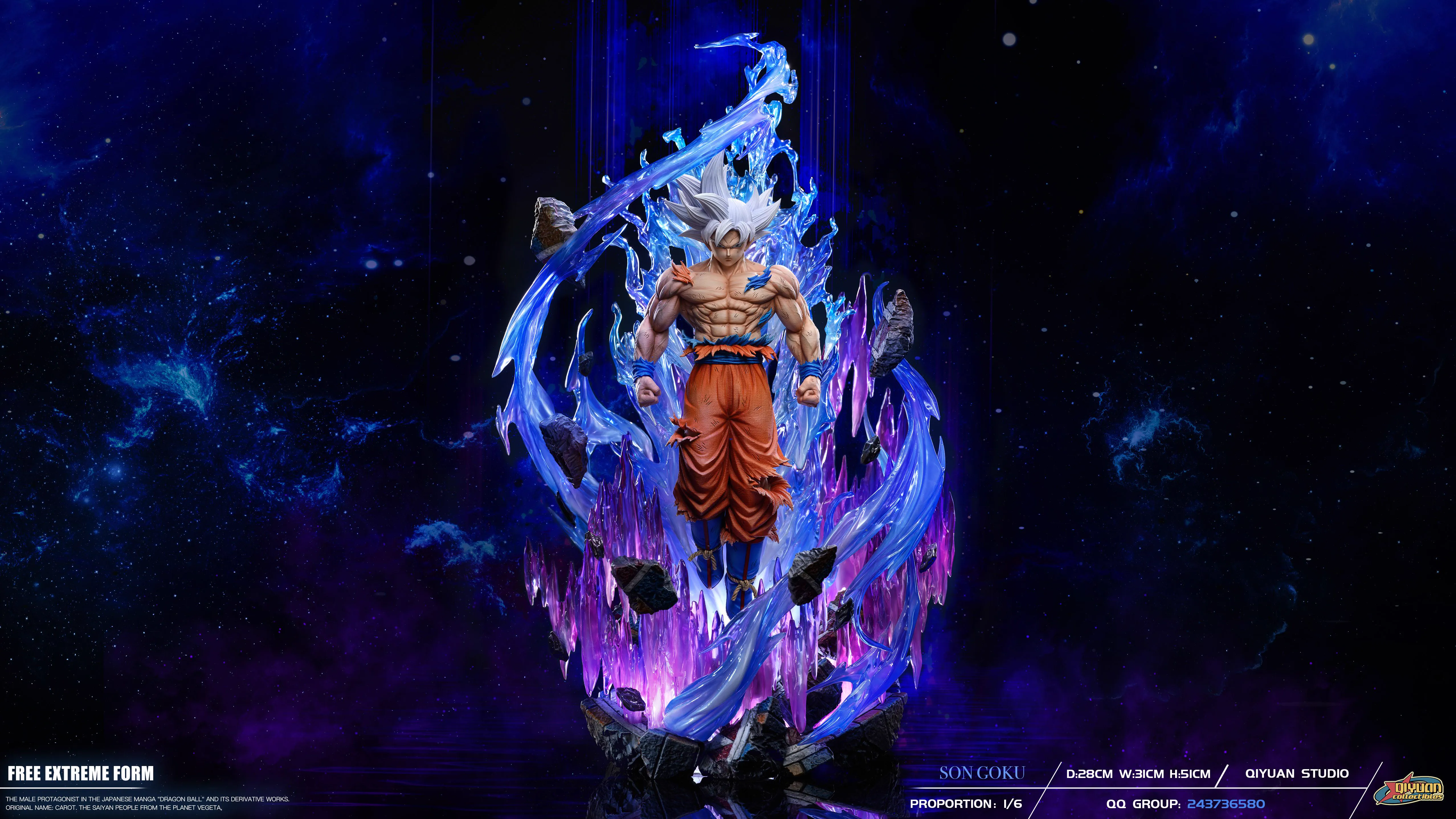 【Sold out】1/6 Scale Son Goku-QY Studio