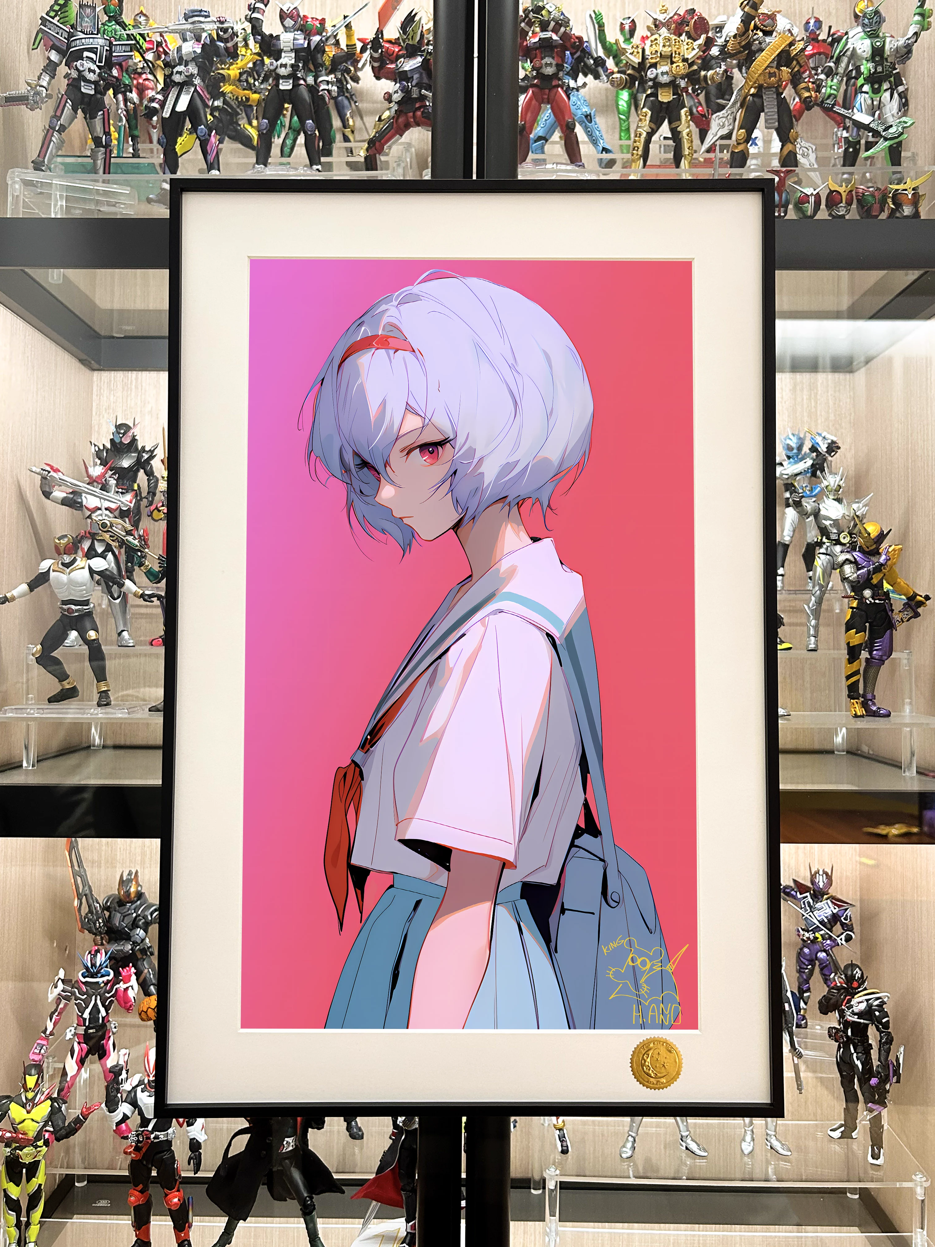 【Pre-sale】Decorative Painting of School Suit Ayanami Rei-EVA-XingKong Studio