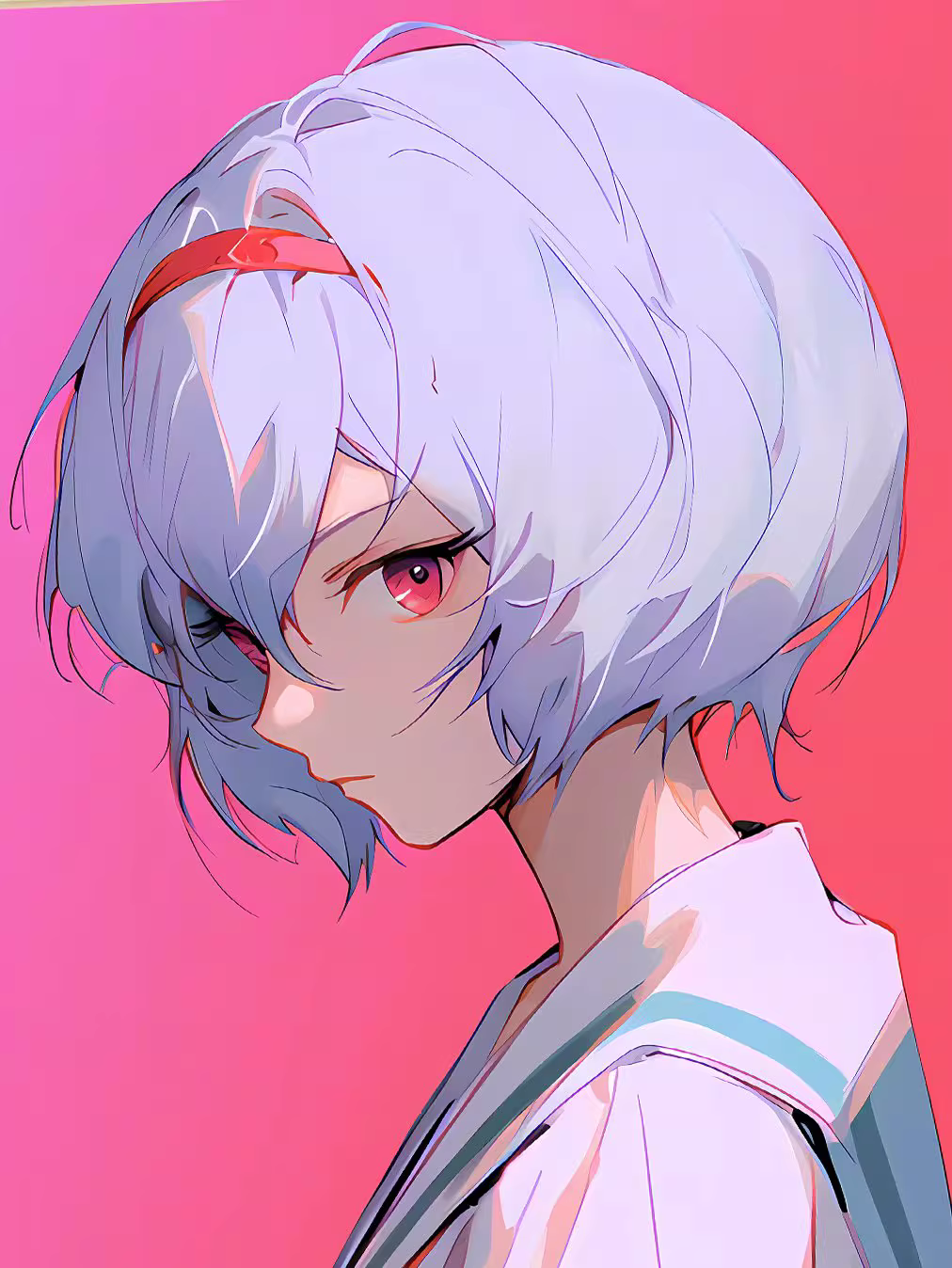 【Pre-sale】Decorative Painting of School Suit Ayanami Rei-EVA-XingKong Studio