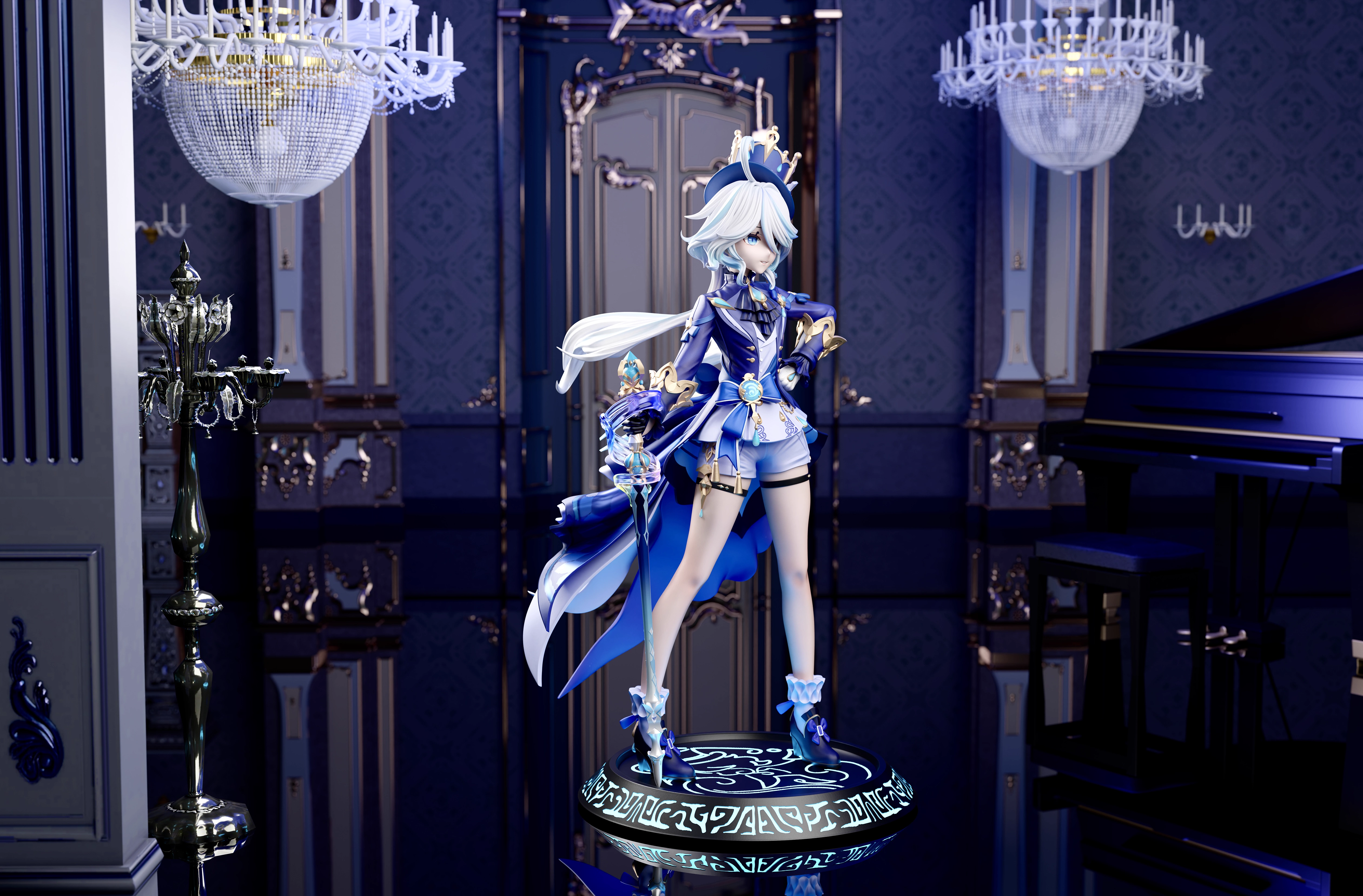 【Sold out】1/6 Scale Furina-Genshin Impact-FL Studio