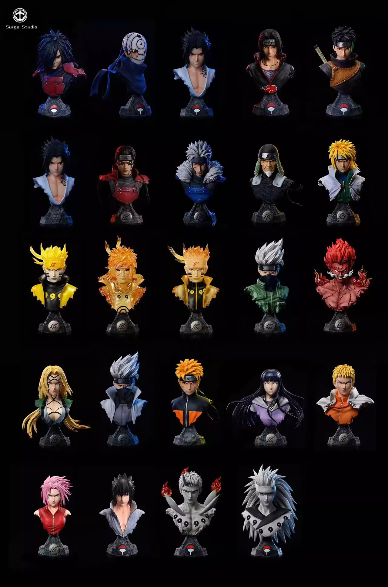 【Pre-sale】1/4 Scale Bust of Uchiha Madara & Uchiha Obito-Surge Studio