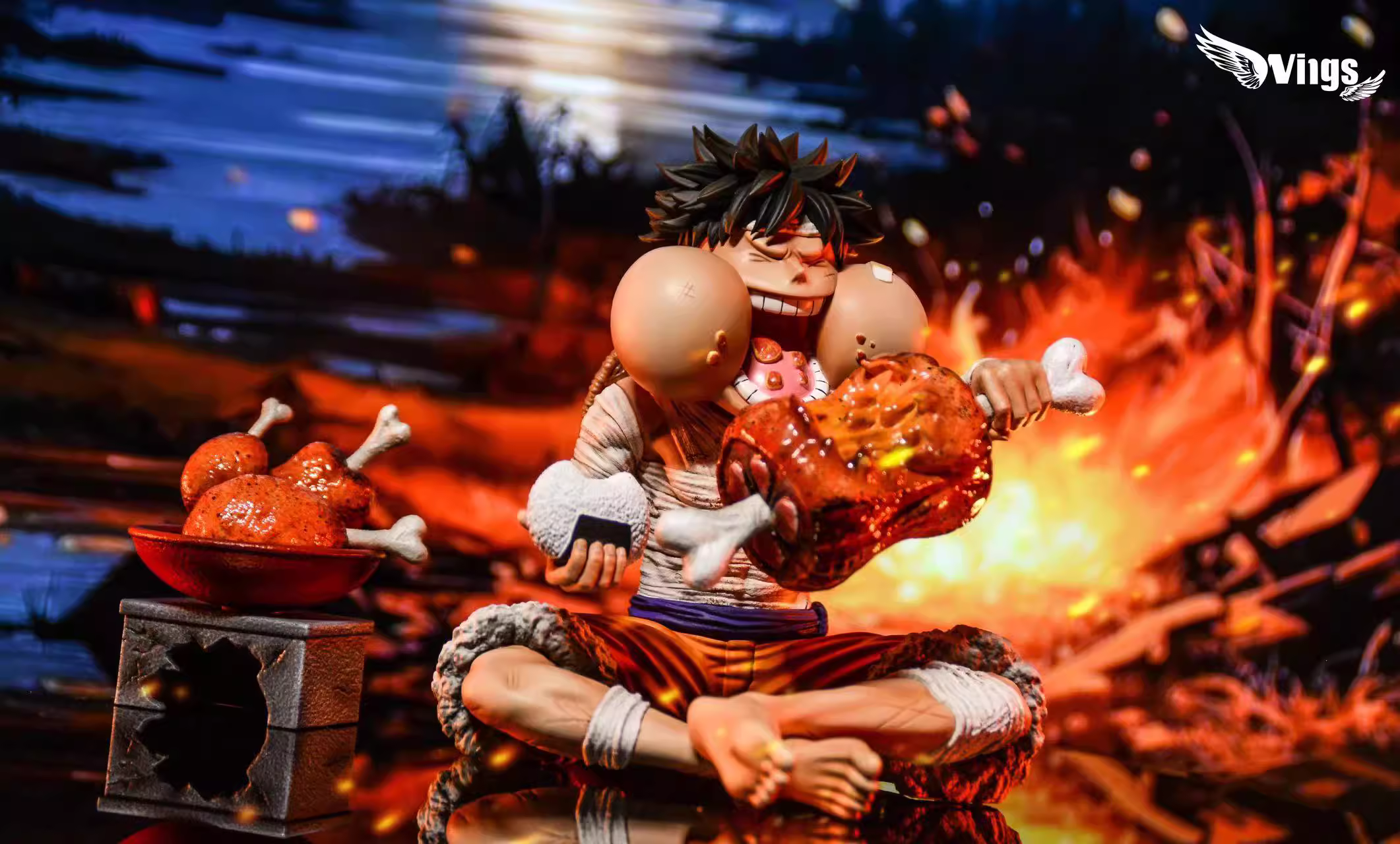【In stock】Meat Eating Luffy-Wings Studio