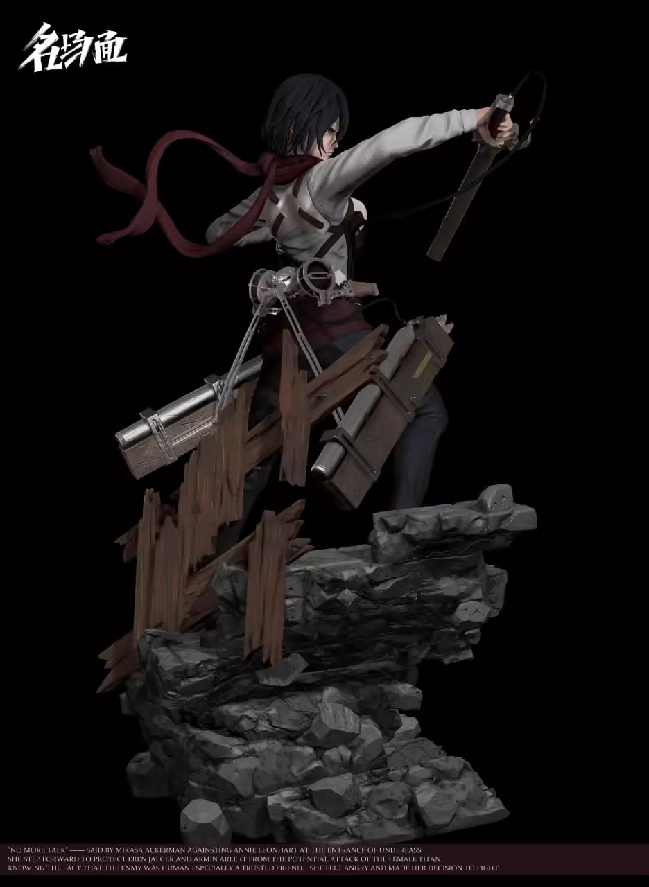 【Pre-sale】1/6 Scale 010 Knife Drawing Mikasa·Ackerman-Attack on Titan-Typical Scene Studio