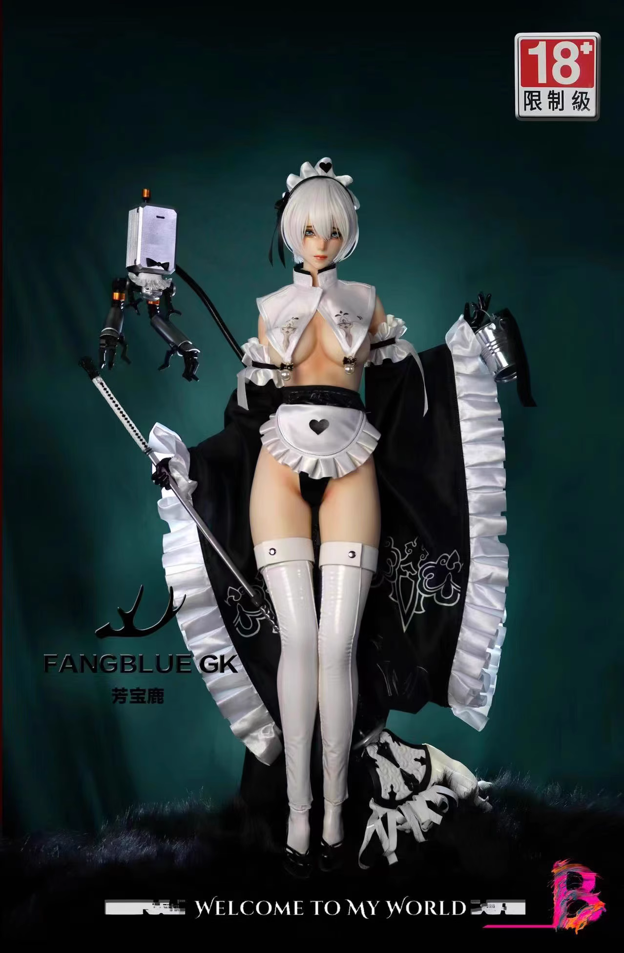 【Sold out】1/3 Scale Yorha No. 2 Type B (2B)-NieR:Automata-FangBlue Studio