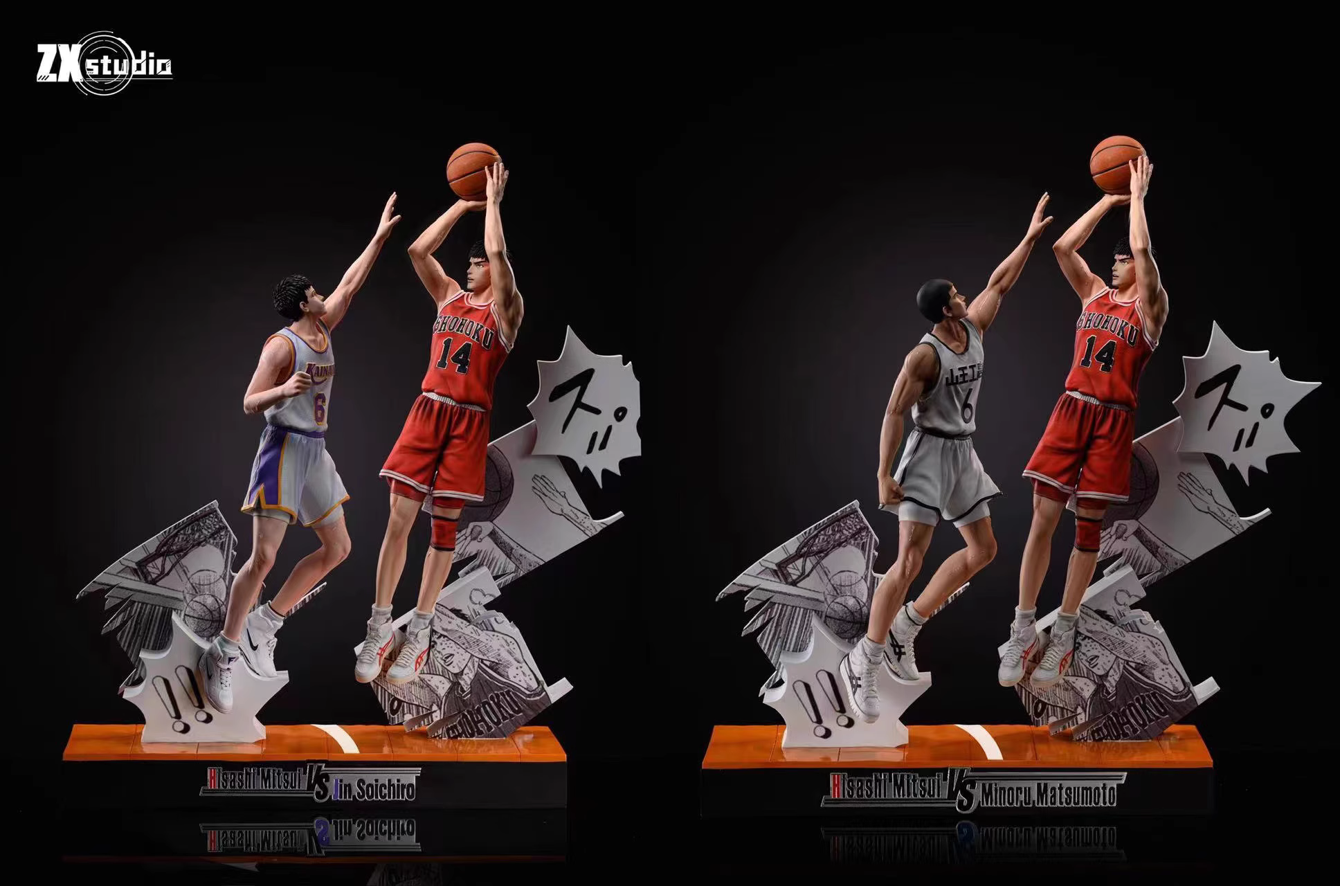 【Pre-sale】Mitsui Hisashi VS Jin Soichiro & Matsumoto Minoru-Slam Dunk-Zx Studio