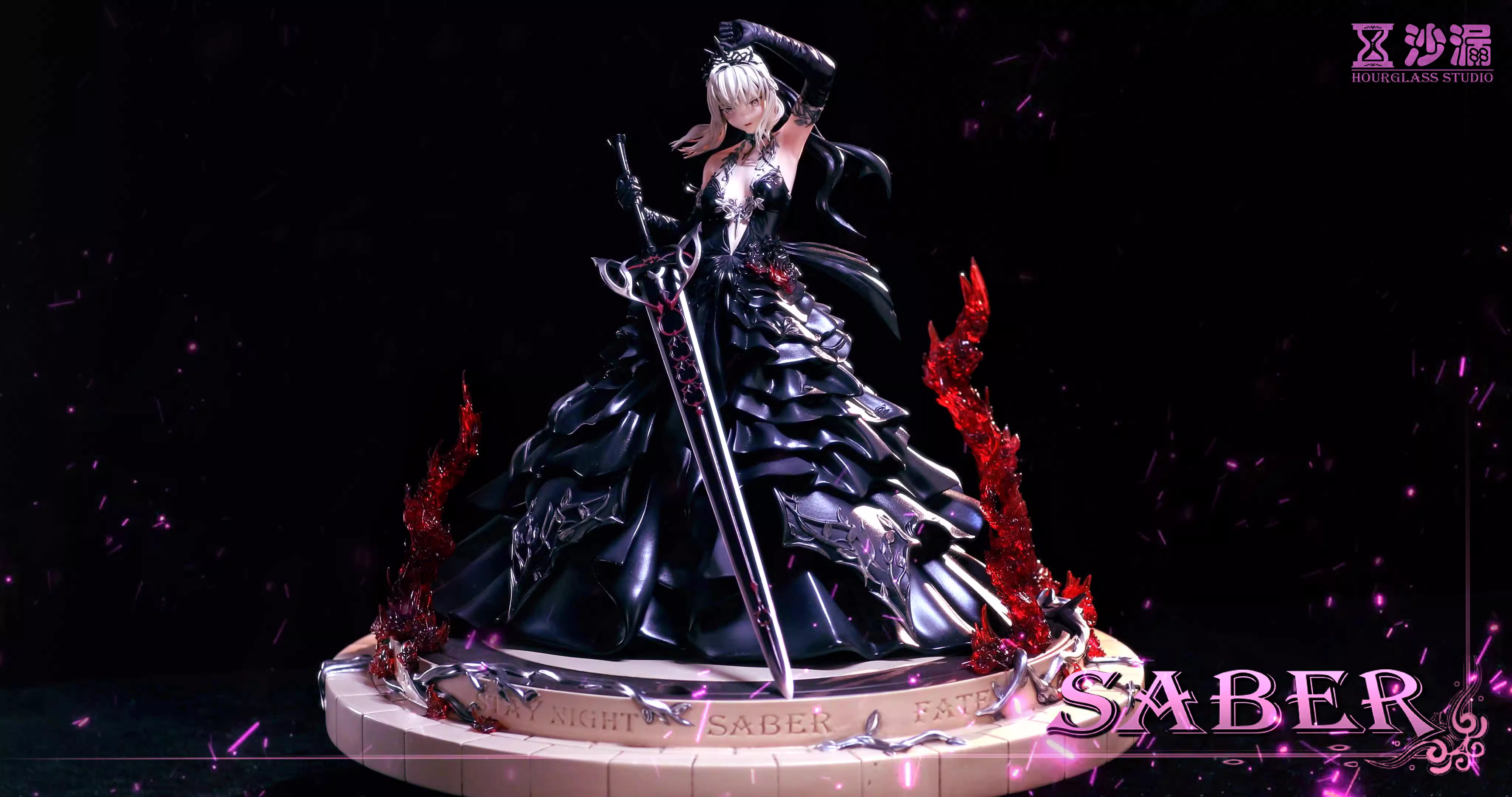 【Last one】Black Wedding Dress Saber-Fate/stay night-HourGlass Studio