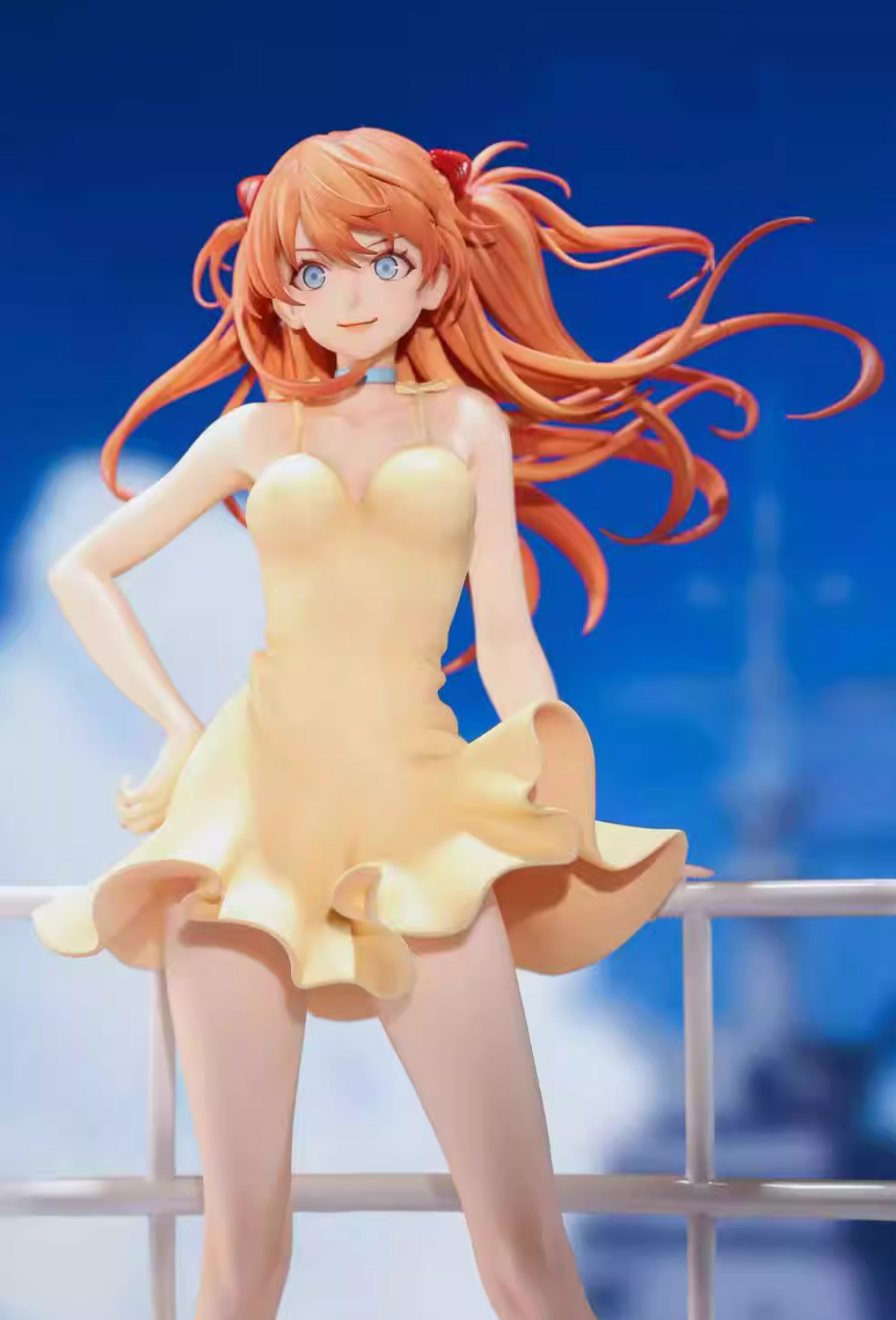 【24 Damaged】1/4 & 1/6 Scale Yellow Dress Asuka Langley Soryu-EVANGELION-Beast-Studios