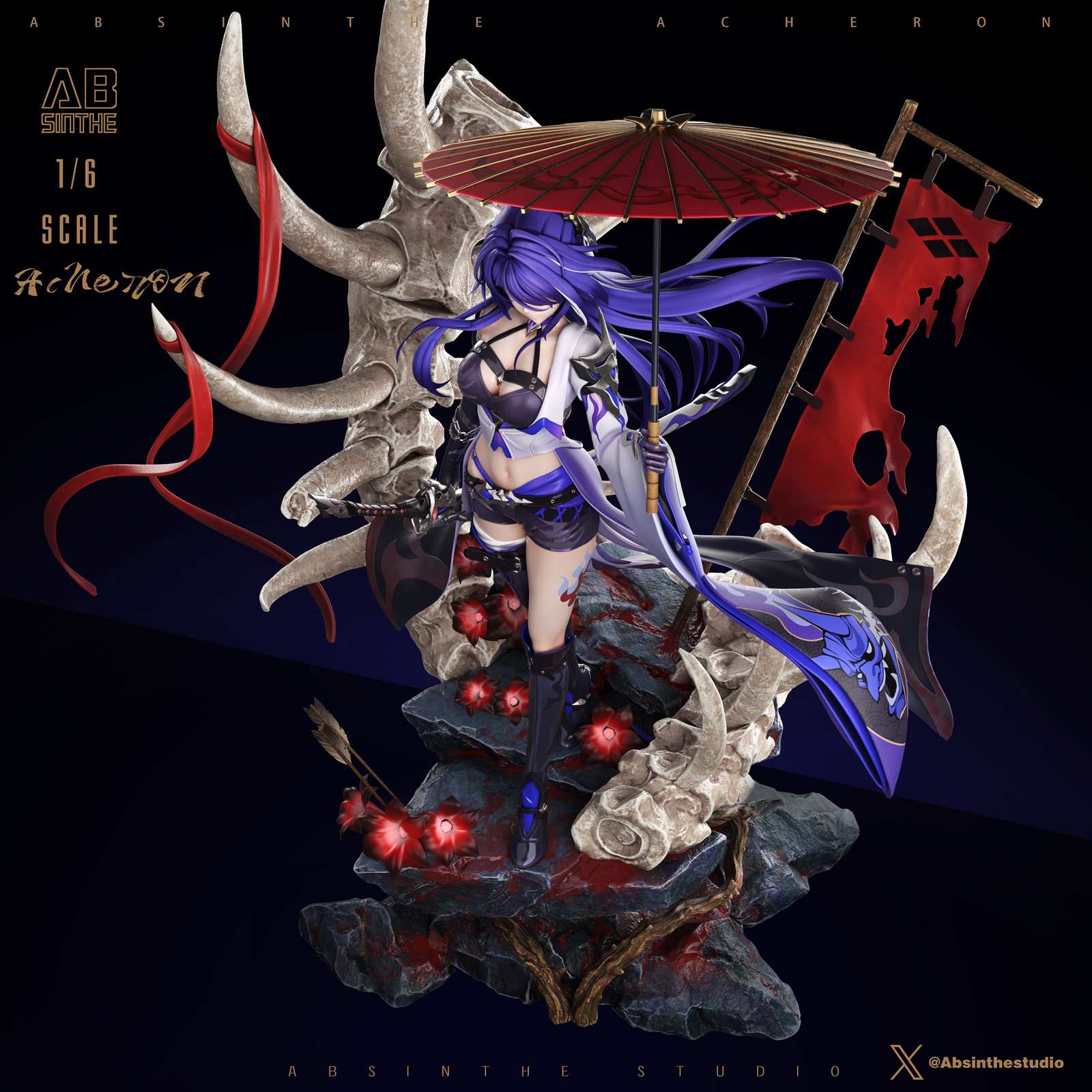 【Sold out】1/6 Scale Acheron-Honkai: Star Rail-ABsinthe Studio