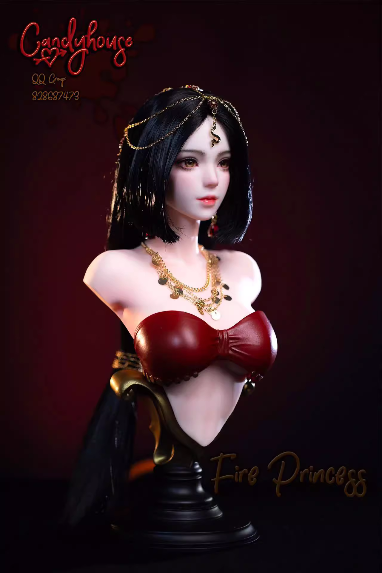 【Pre-sale】1/3 Scale Fire Princess Bust-Other Series-CandyHouse Studio