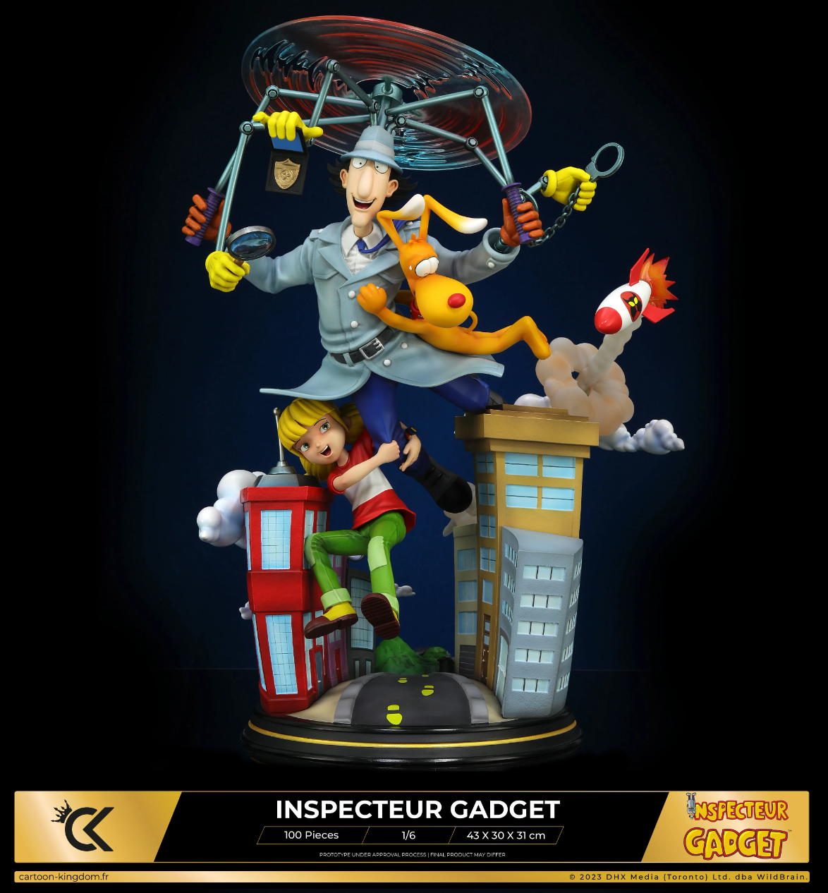 【Pre-sale】1/6 Scale Gadget & Penny-Inspector Gadget-Cartoon Kingdom Studio