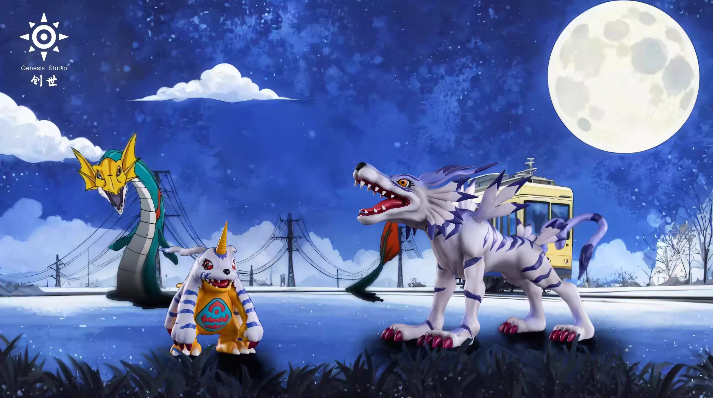 【Pre-sale】Were Garurumon-Digimon-Genesis Studio