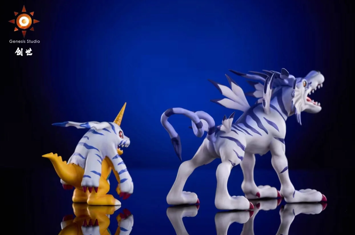 【Pre-sale】Gabumon & Garurumon-Digimon-Genesis Studio