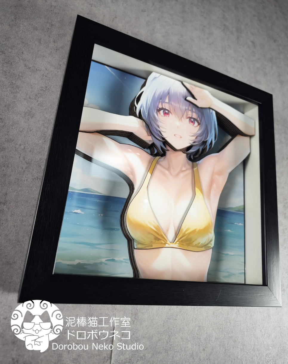 【In stock】DSSQ-002 Decorative Painting of Ayanami Rei-EVA-Dorobou Neko Studio