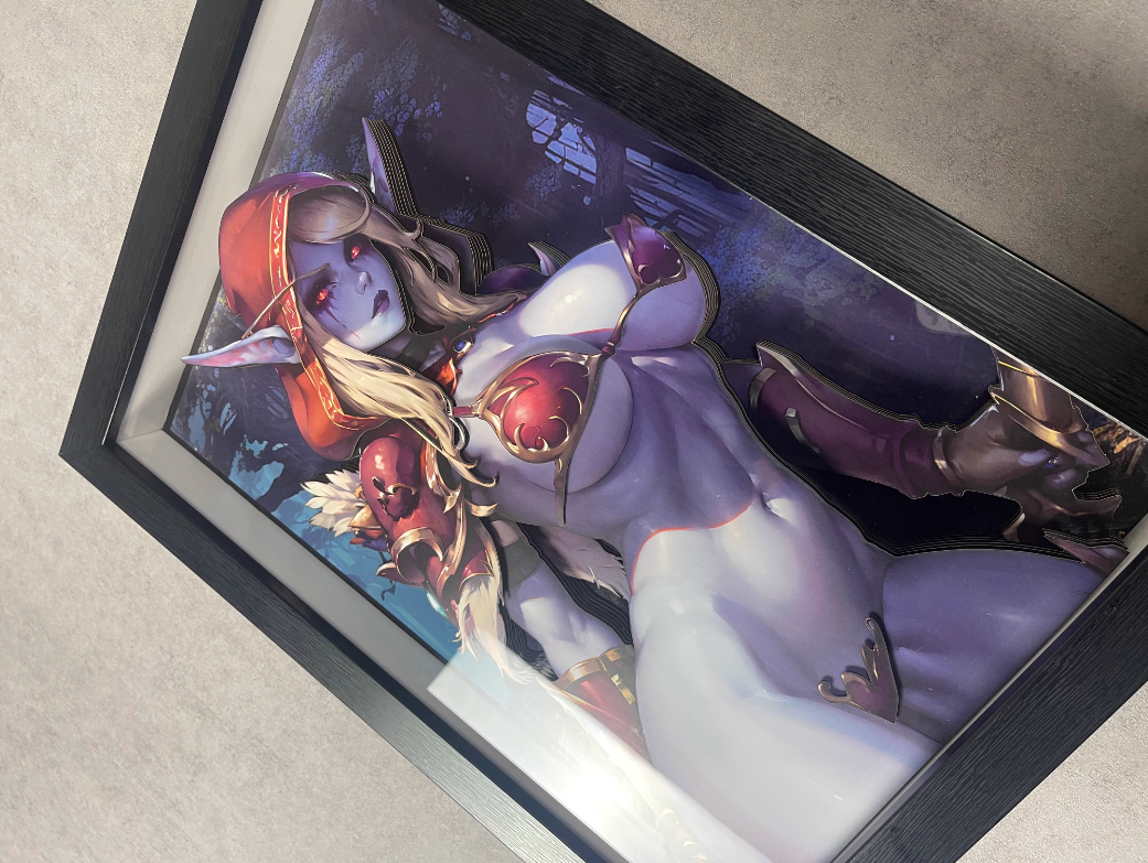 【In stock】DSMG-054 Decorative Painting of Sylvanas Windrunner-World of Warcraft-Dorobou Neko Studio