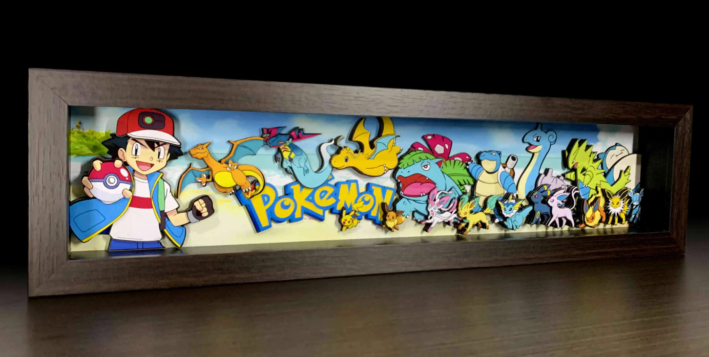 【In stock】Decorative Painting of Pokemon-MOMO Studio