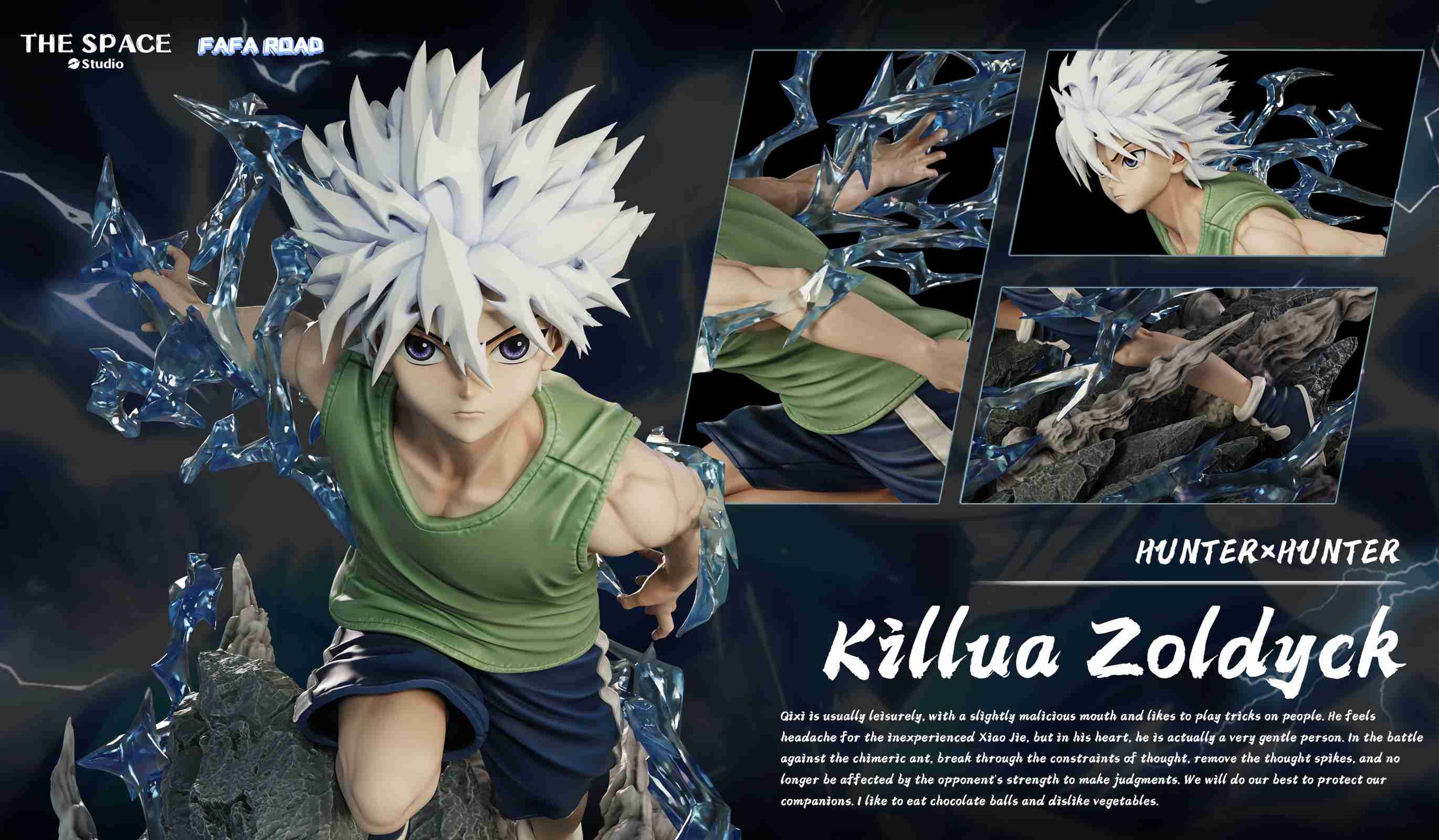 【Pre-sale】1/6 Scale Sprinting Mode Ver. Killua Zoldyck-HUNTER X HUNTER-The Space Studio