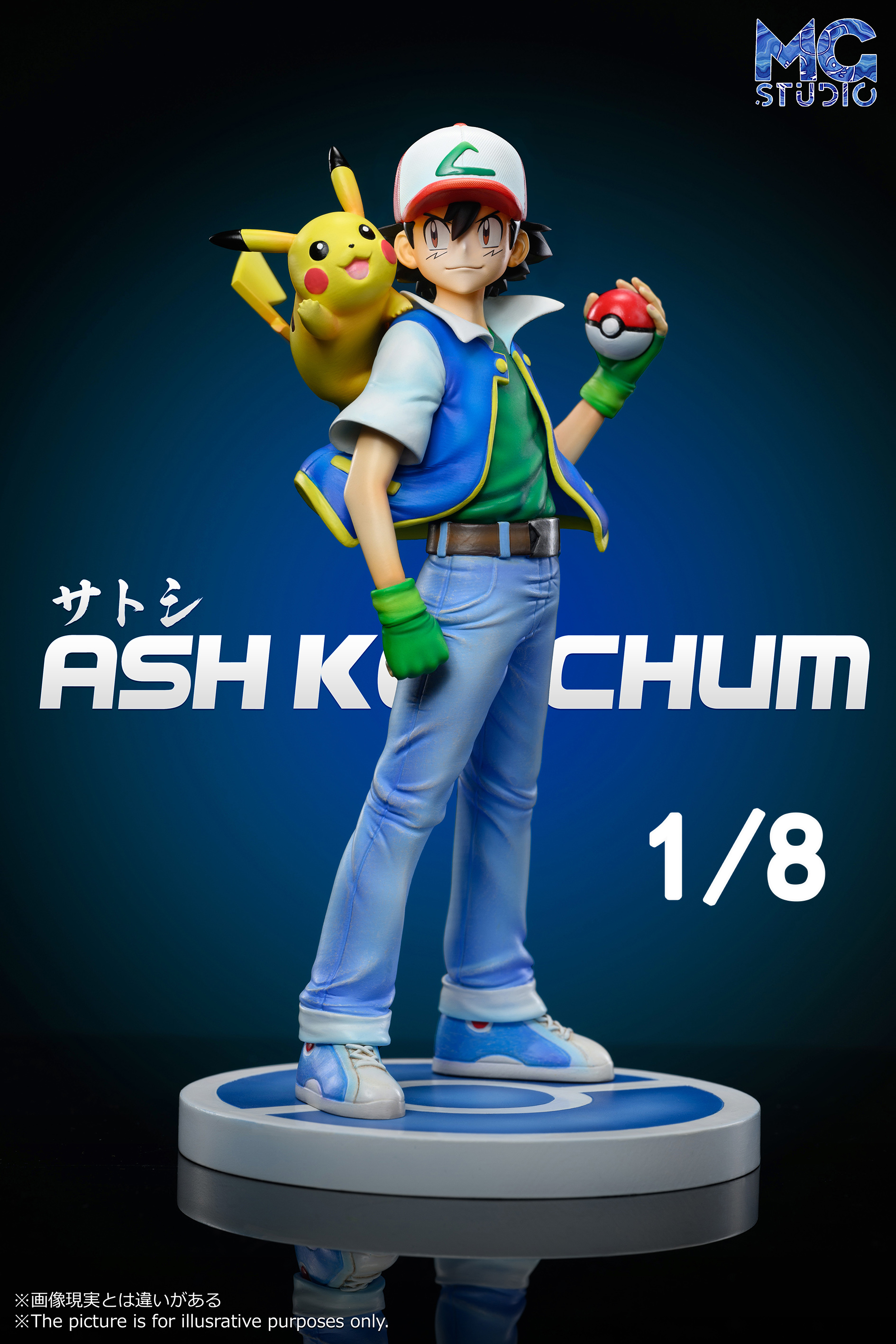 【Pre-sale】1/4, 1/8 & 1/20 Scaleworld Ash Ketchum-Pokemon-MG Studio