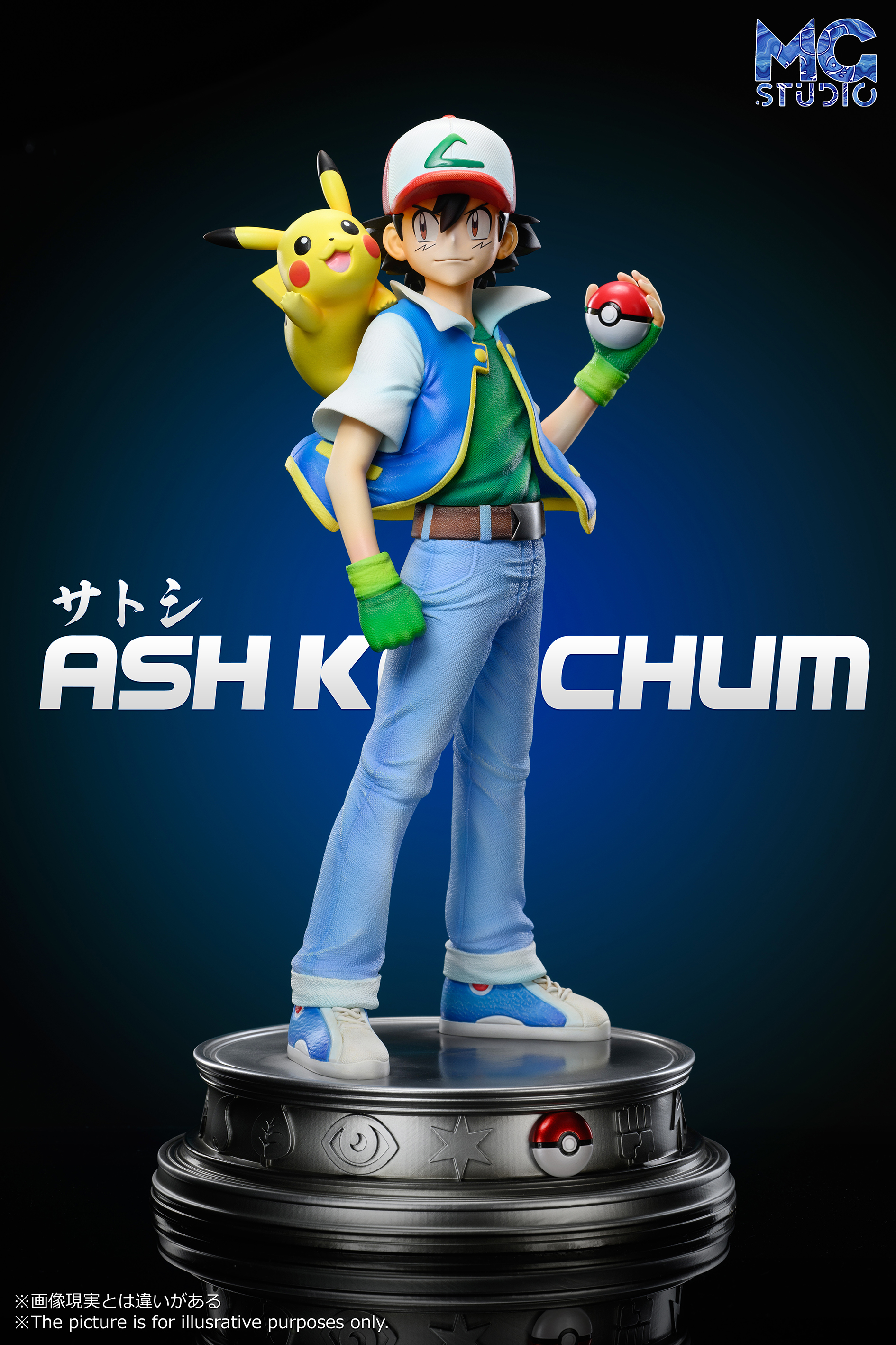 【Pre-sale】1/4, 1/8 & 1/20 Scaleworld Ash Ketchum-Pokemon-MG Studio