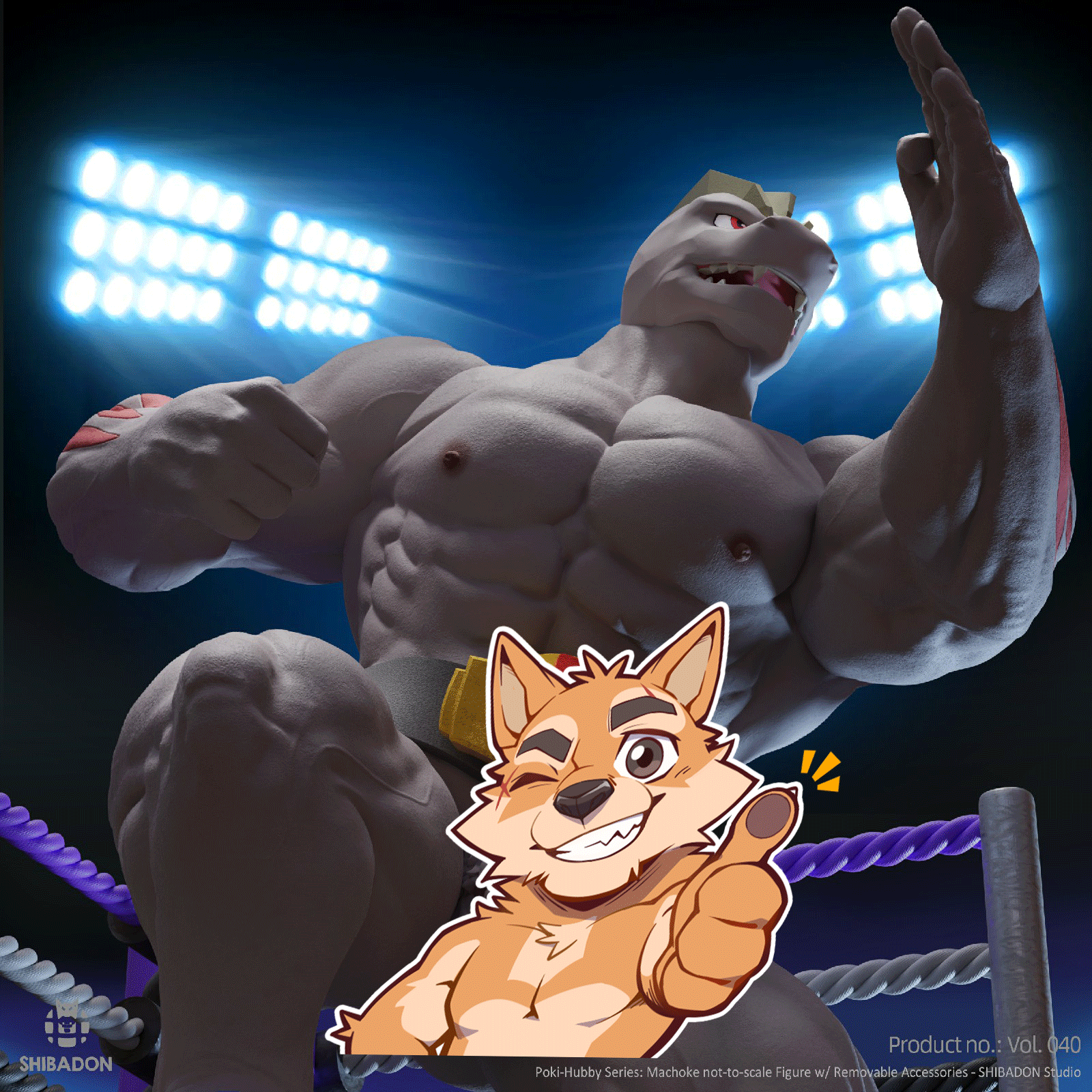 【Sold out】Machoke-Other Series-Shibadon Studio