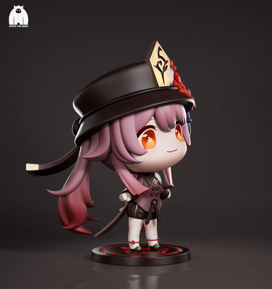 【Pre-sale】Q Version Chibi HuTao-Genshin Impact-Little Monster Studio