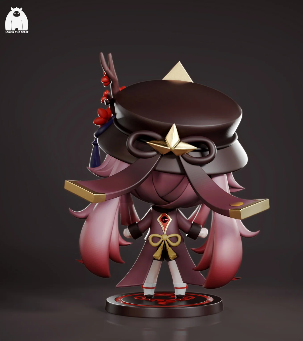 【Pre-sale】Q Version Chibi HuTao-Genshin Impact-Little Monster Studio