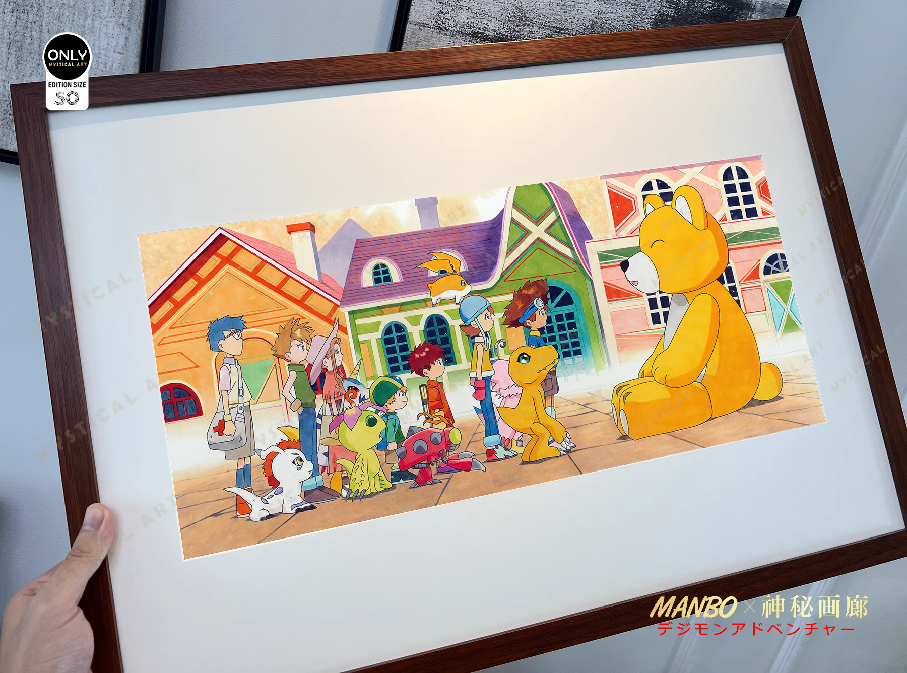 【In stock】Decorative Painting of Palmon Evolution-Digimon Adventure-Mystical Art Studio