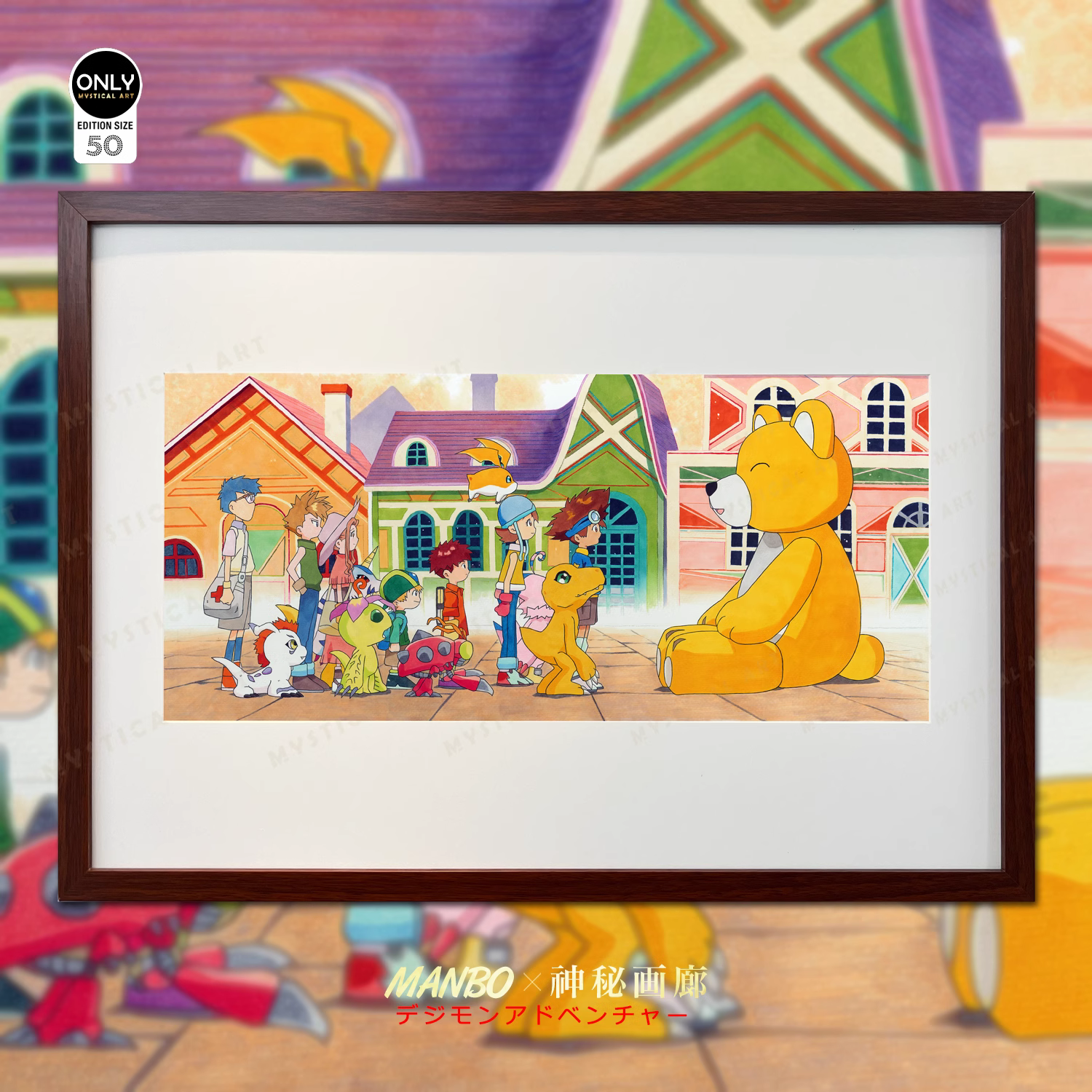 【In stock】Decorative Painting of Palmon Evolution-Digimon Adventure-Mystical Art Studio
