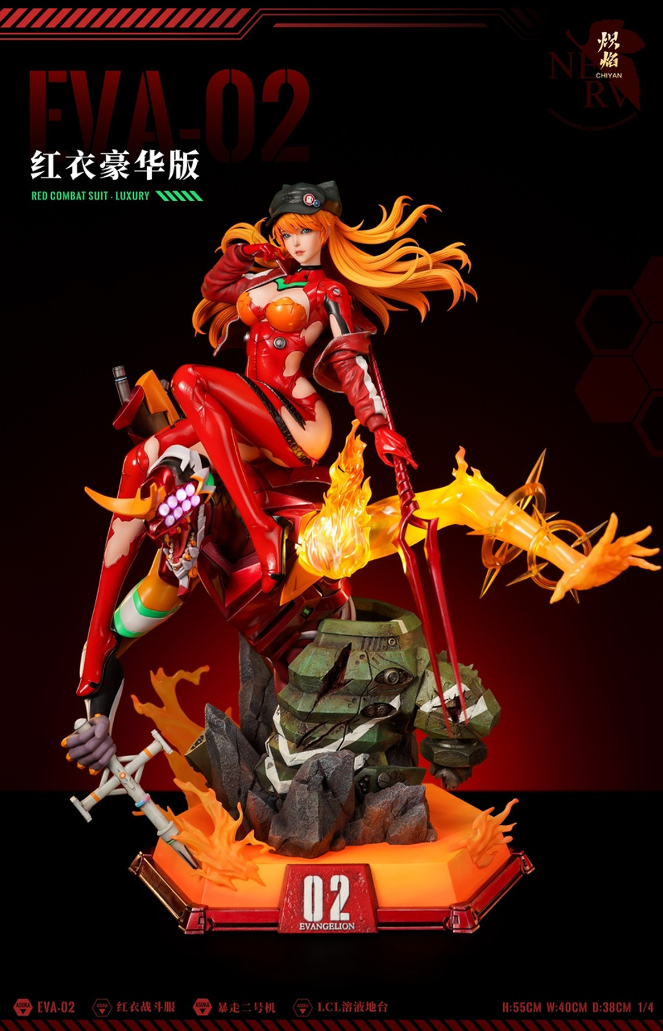 【Pre-sale】1/4 Scale Asuka Langley Soryu-EVANGELION-ChiYan Studio