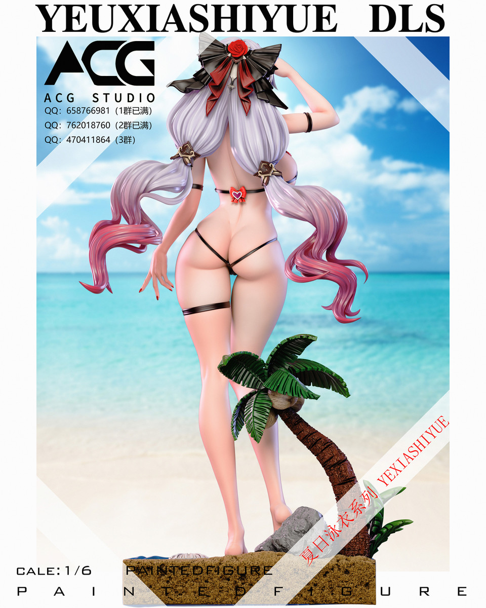 【Pre-sale】1/6 Scale Lunar Vow Crimson Love-Honkai Impact 3-ACG Studio