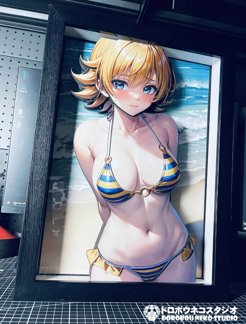 【In stock】DSMG-063 Decorative Painting of Swimming Suit Igawa Sakura-Action Taimanin-Dorobou Neko Studio