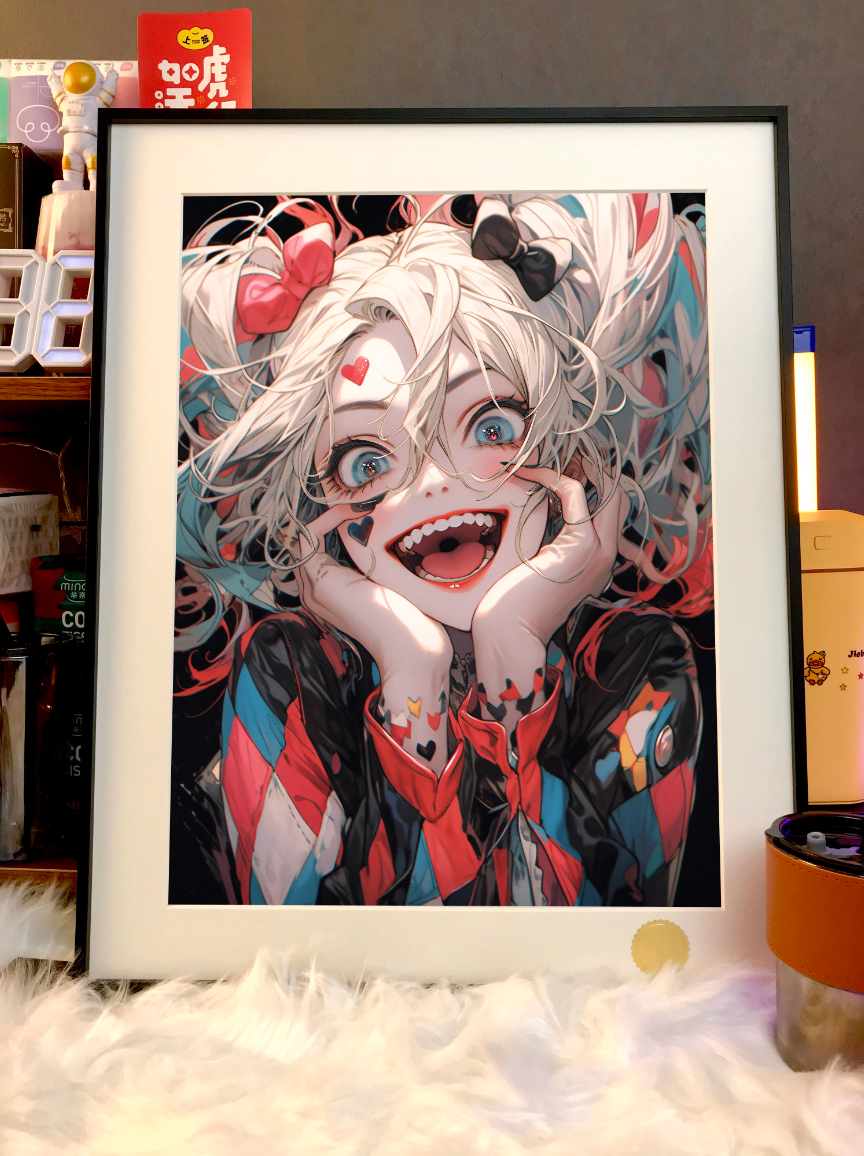 【Pre-sale】Decorative Painting of Harley Quinn-Joker-XingKong Studio