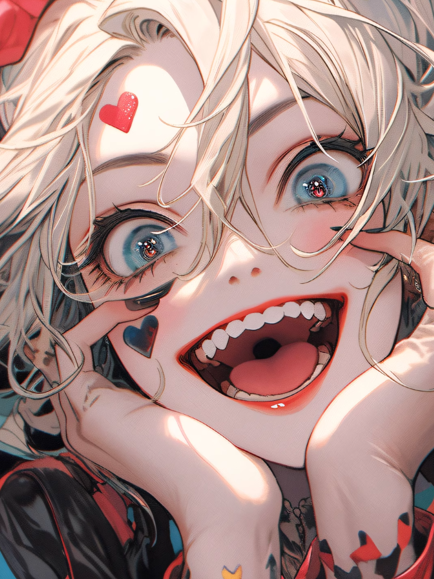 【Pre-sale】Decorative Painting of Harley Quinn-Joker-XingKong Studio