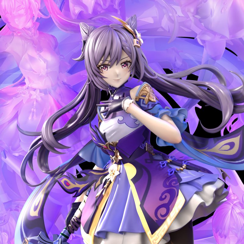 【Sold out】1/6 Scale A Version KeQing-Genshin Impact-LouLan studio