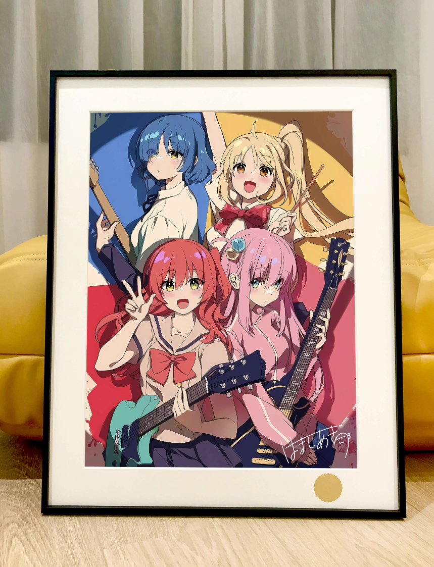 【Pre-sale】Decorative Painting of Four Girls of Bocchi The Rock!-XingKong Studio