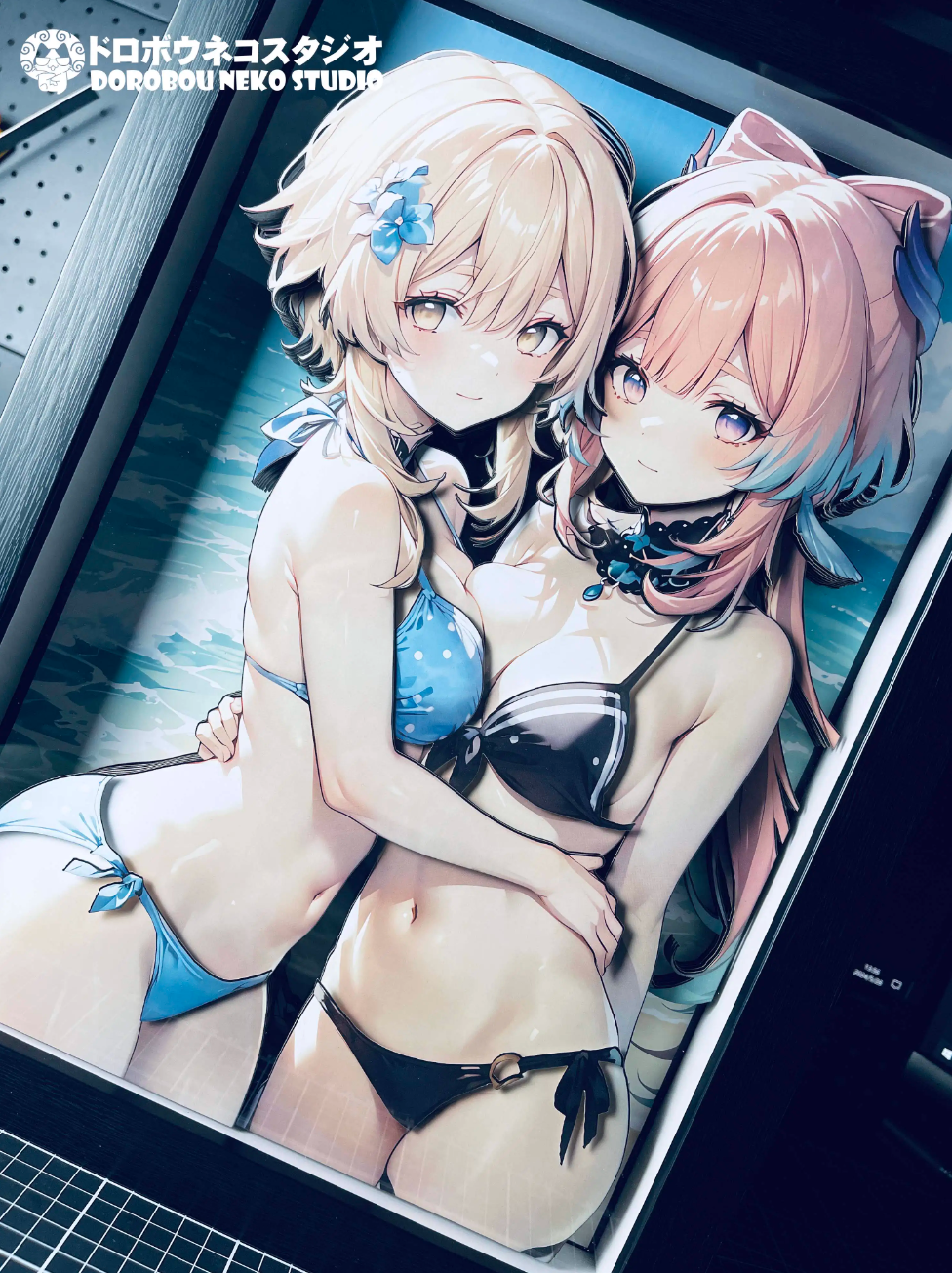 【In stock】DSGS-002 Decorative Painting of Lumine & Sangonomiya Kokomi-Genshin Impact-Dorobou Neko Studio