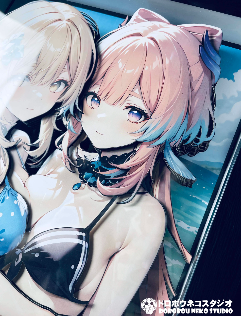 【In stock】DSGS-002 Decorative Painting of Lumine & Sangonomiya Kokomi-Genshin Impact-Dorobou Neko Studio