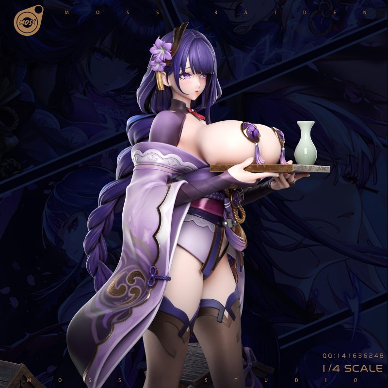 【Pre-sale】1/4 Scale Wine Serving Raiden Shogun-Genshin Impact-MOSS Studio