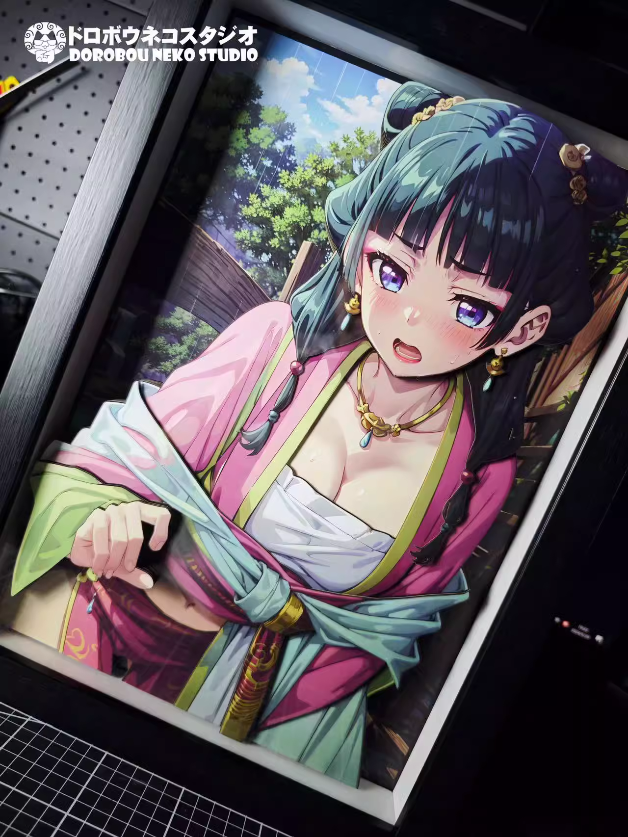 【In stock】DSMG-072 Decorative Painting of Cat Gril-Other Series-Dorobou Neko Studio