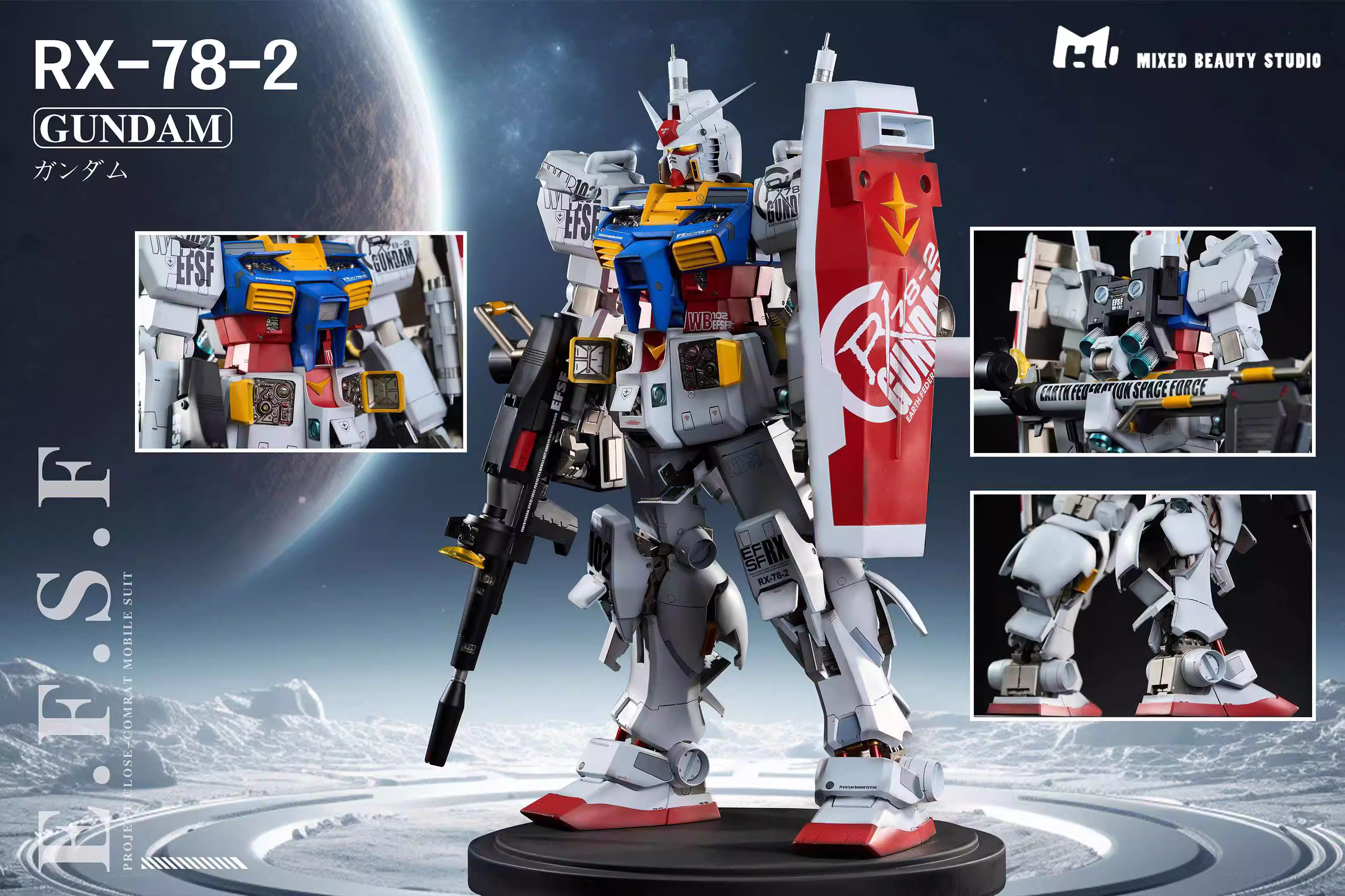 【Pre-sale】RX-78-2-GUNDAM-MIXED BEAUTY Studio