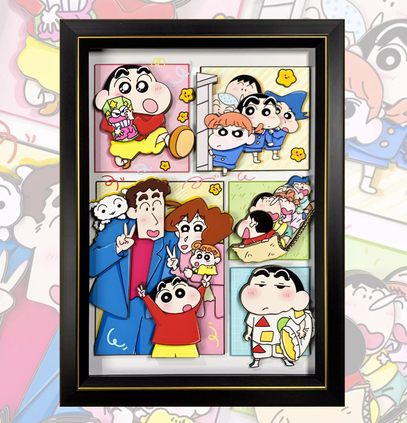 【In stock】Decorative Painting of 野原 しんのすけ-Crayon Shin-MOMO Studio