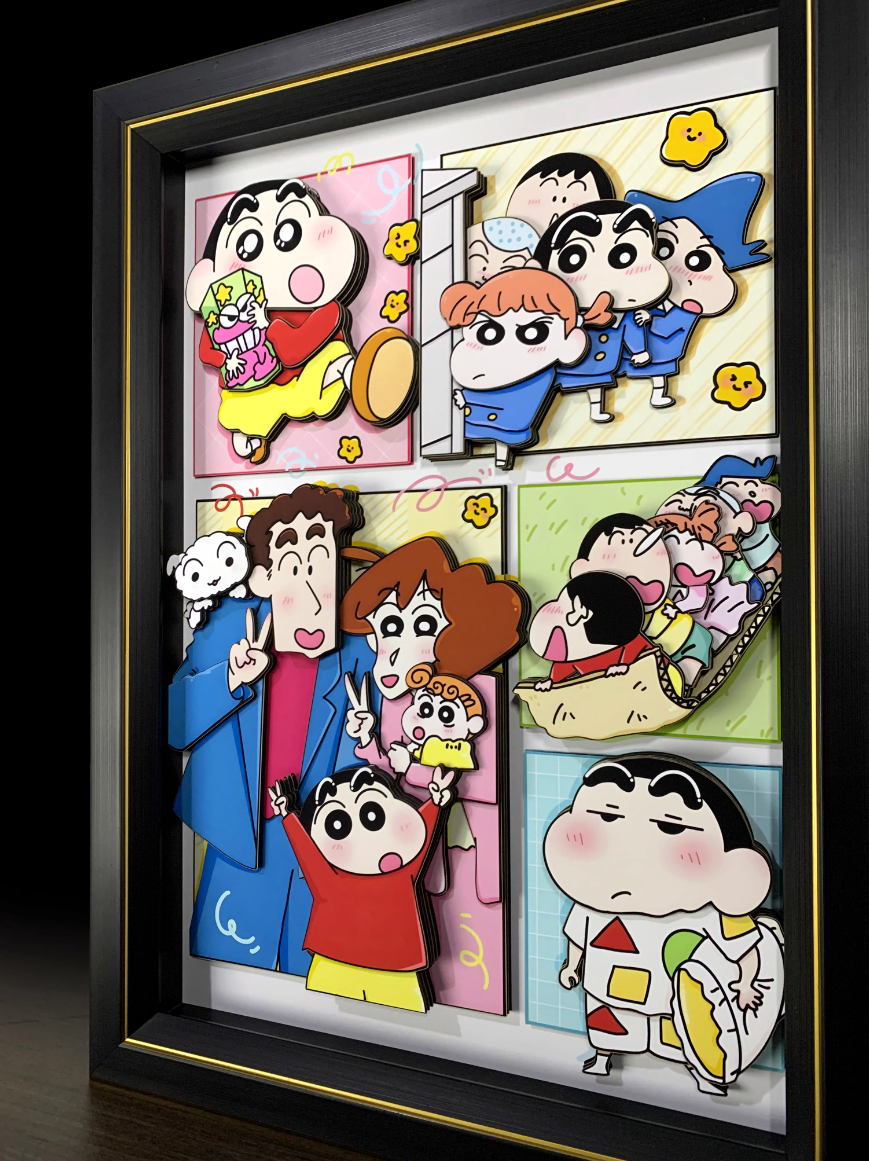 【In stock】Decorative Painting of 野原 しんのすけ-Crayon Shin-MOMO Studio