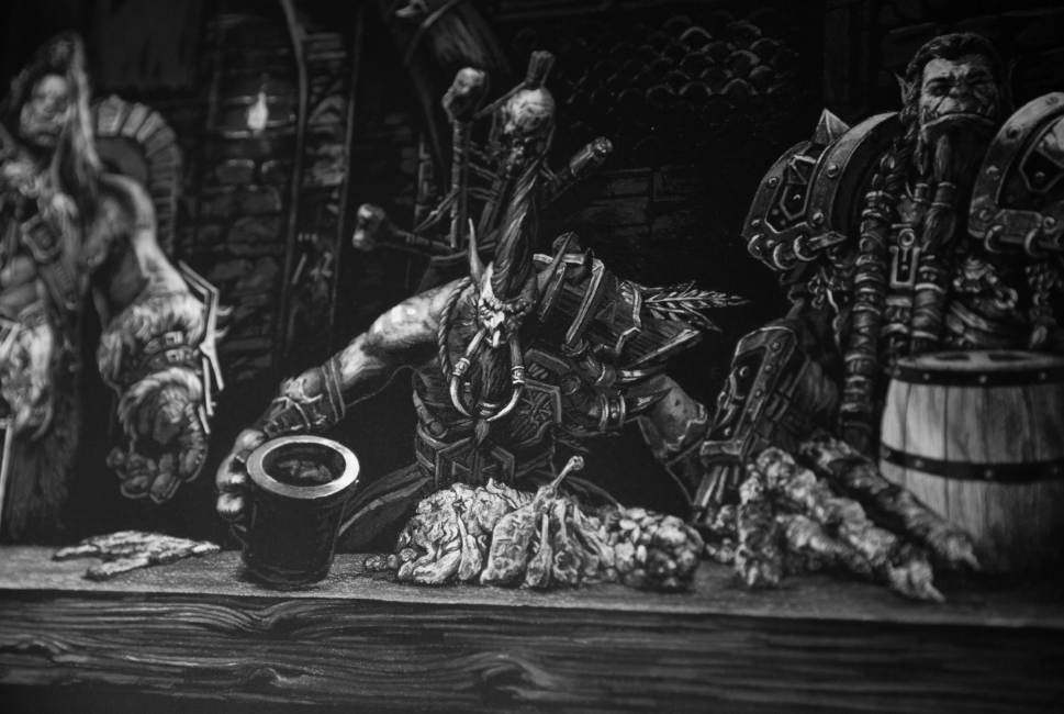 【In stock】Decorative Painting of WOW Tribal Version The Last Supper-World of Warcraft-Nami Studio