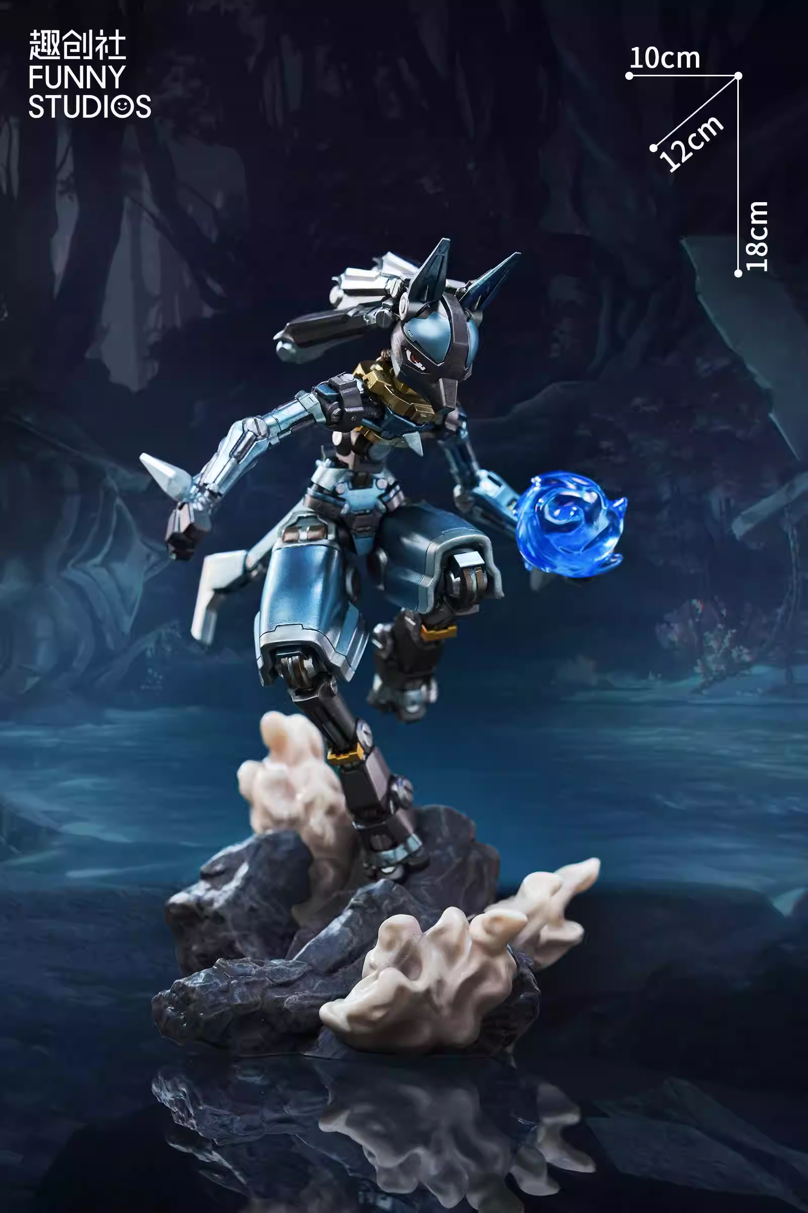 【Pre-sale】1/8 Scale Mechanical Lucario-Pokemon-Funny Studios