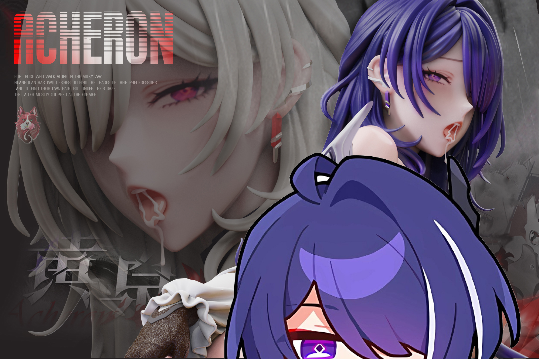 【Pre-sale】1/6 Scale Acheron-Honkai: Star Rail-YOYODOG Studio